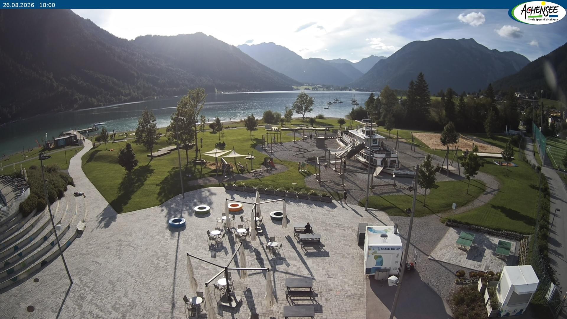 Archiv Foto Webcam Erlebnisbad Atoll am Achensee