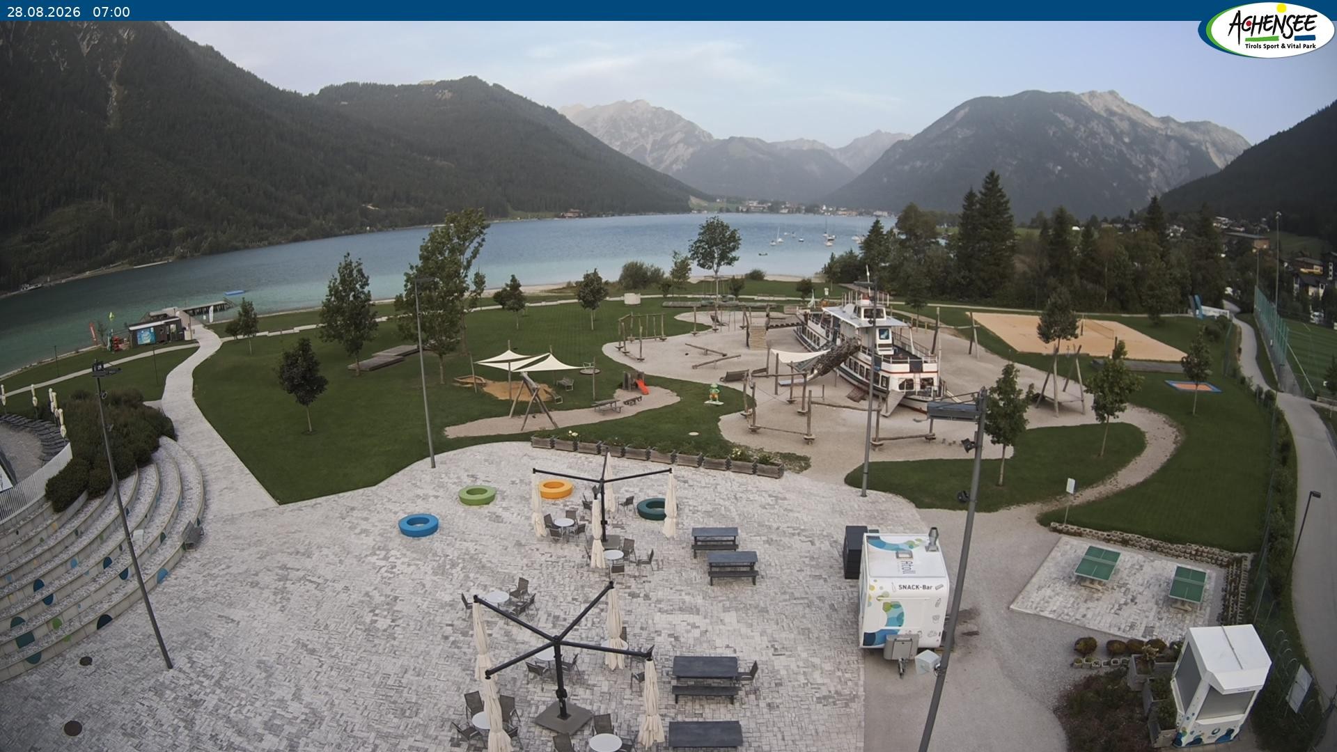 Archiv Foto Webcam Erlebnisbad Atoll am Achensee