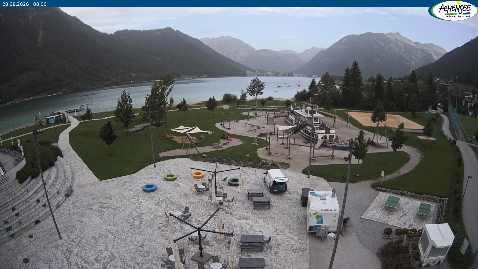 Archiv Foto Webcam Erlebnisbad Atoll am Achensee
