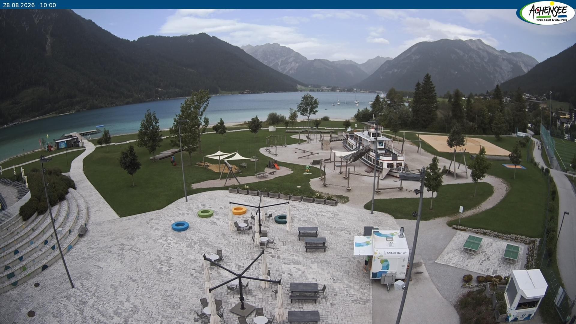 Archiv Foto Webcam Erlebnisbad Atoll am Achensee