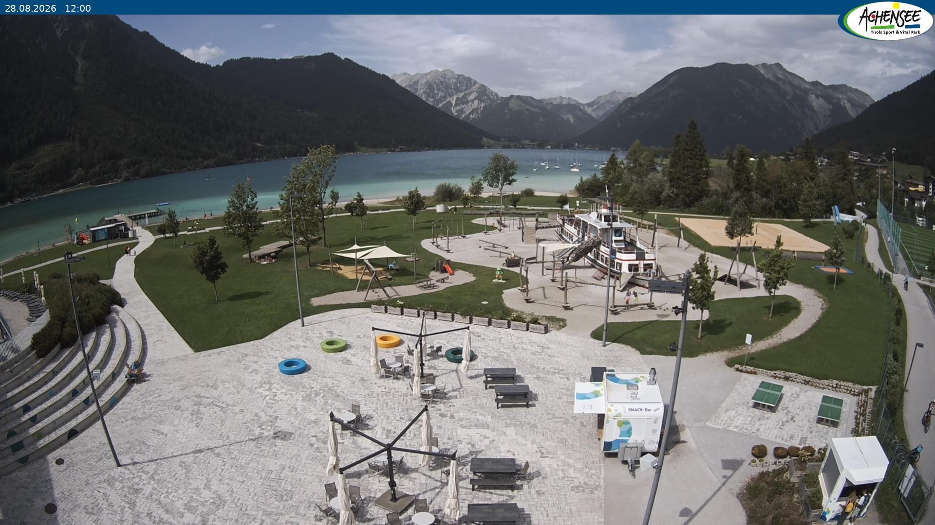 Archiv Foto Webcam Erlebnisbad Atoll am Achensee
