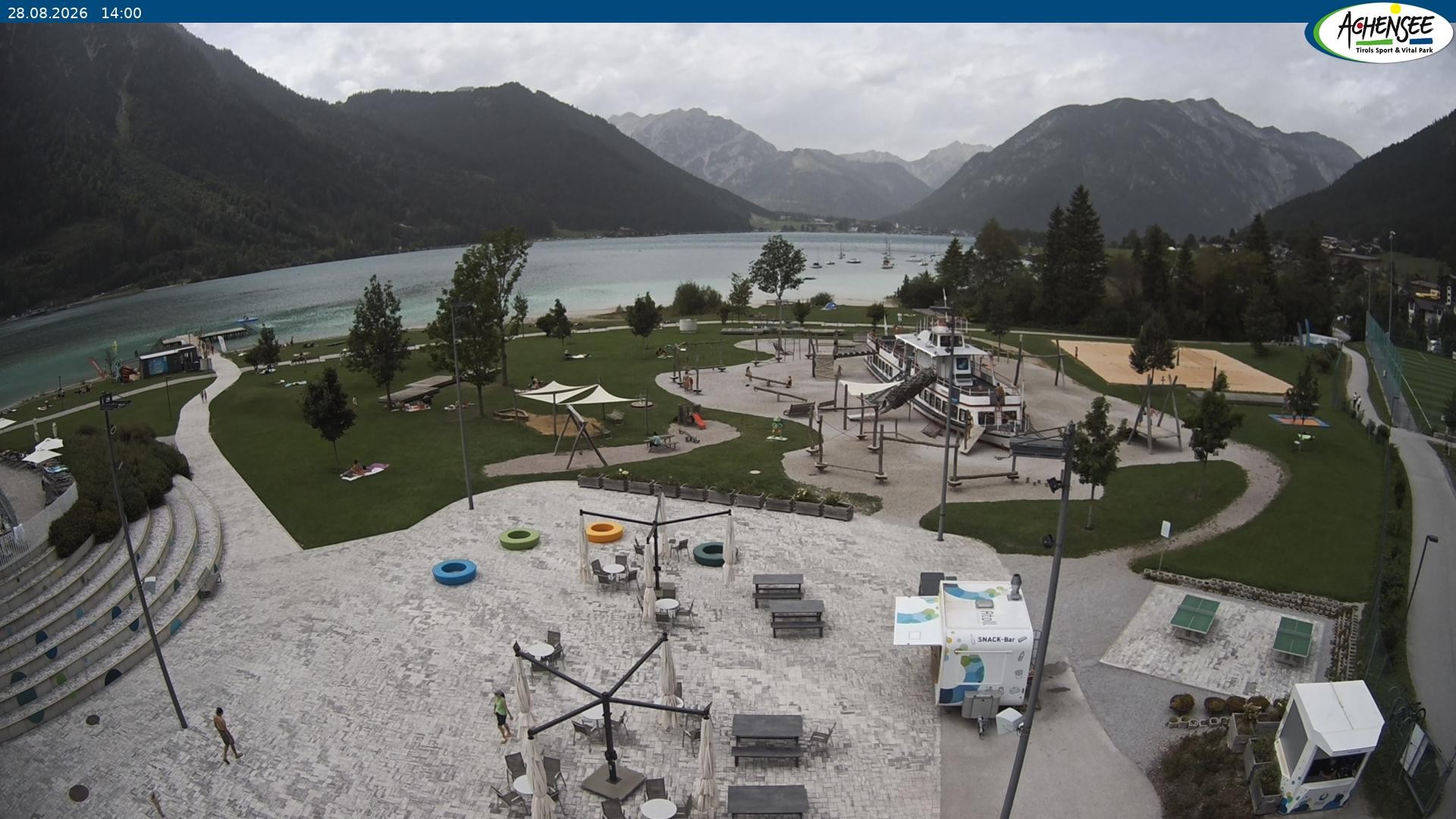 Archiv Foto Webcam Erlebnisbad Atoll am Achensee
