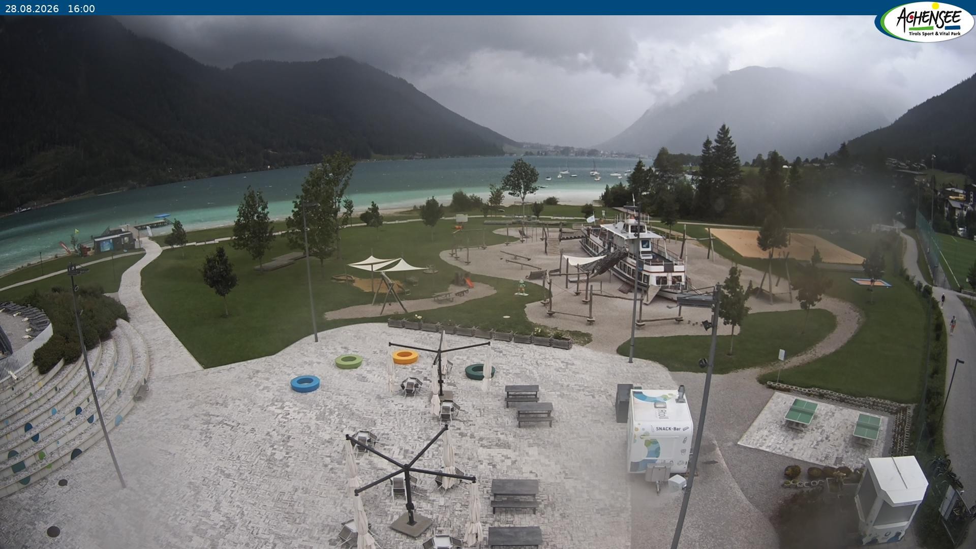 Archiv Foto Webcam Erlebnisbad Atoll am Achensee