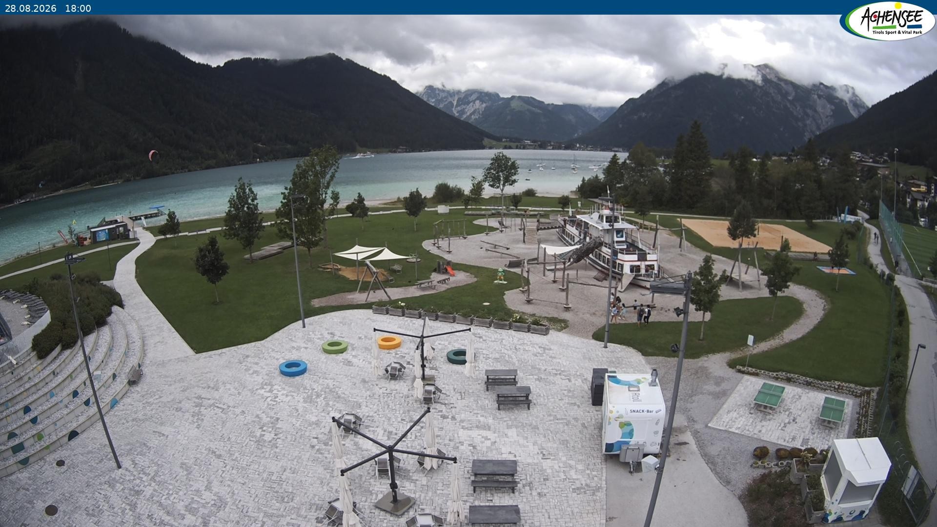 Archiv Foto Webcam Erlebnisbad Atoll am Achensee