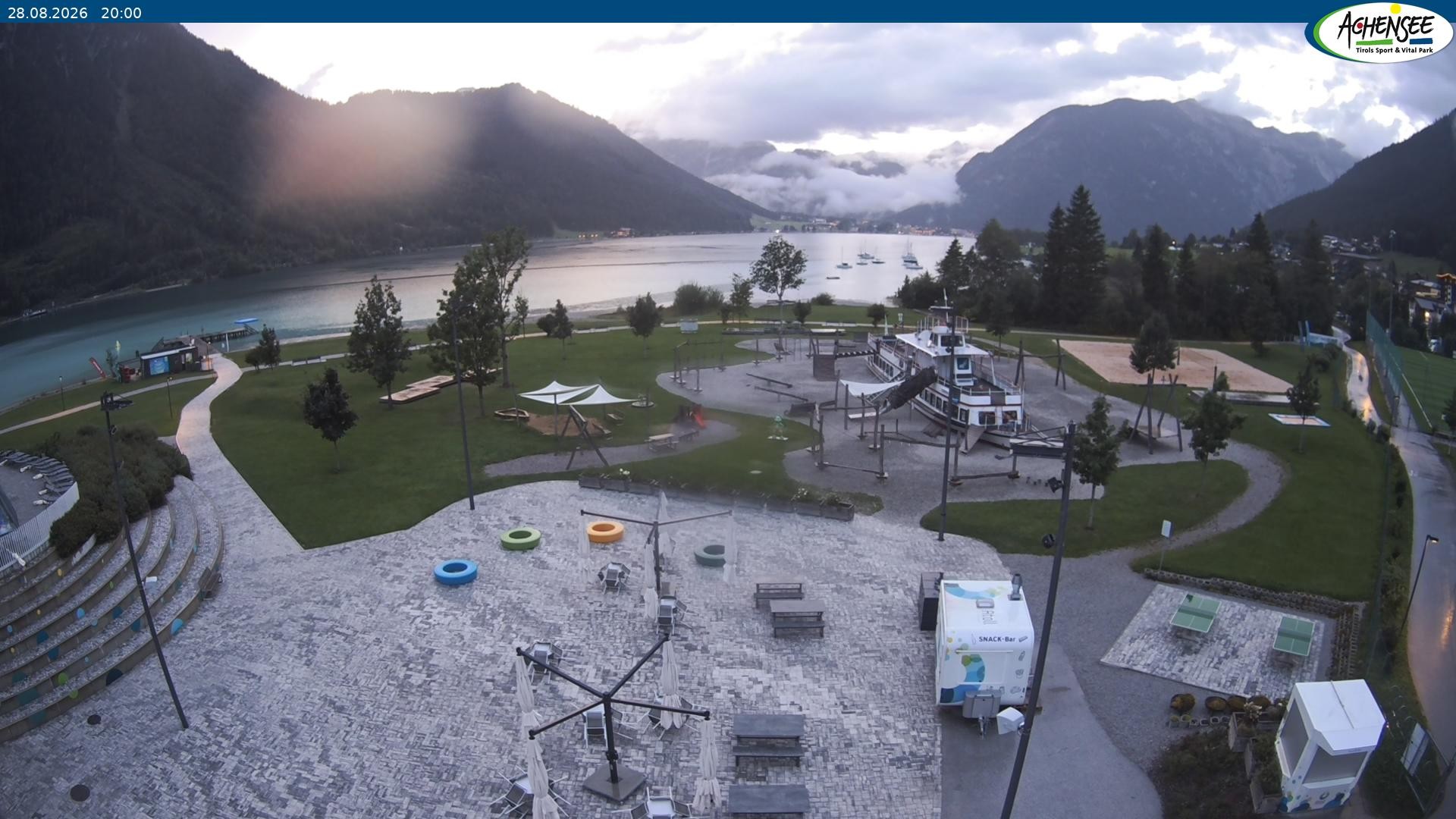 Archiv Foto Webcam Erlebnisbad Atoll am Achensee