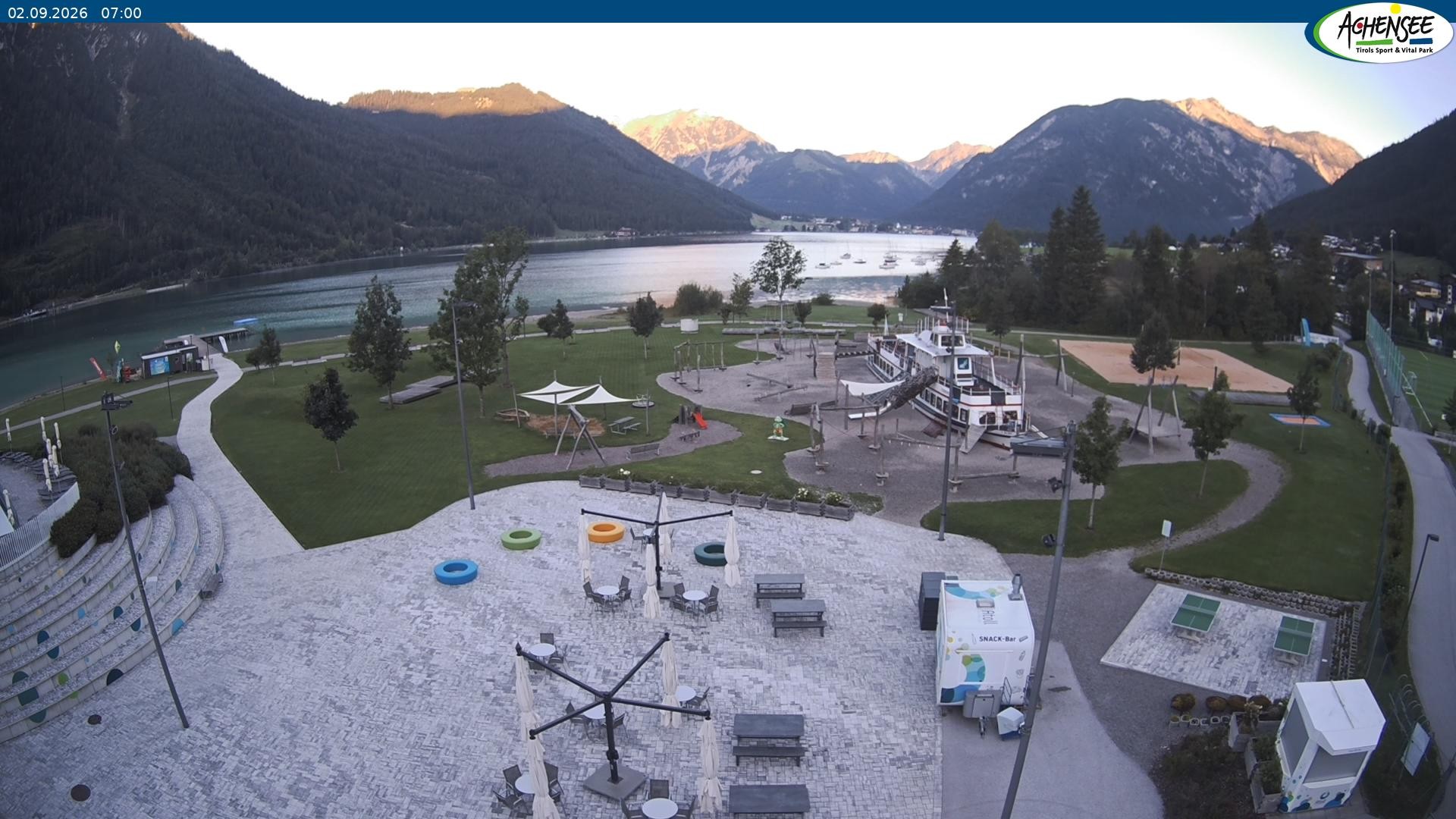 Archiv Foto Webcam Erlebnisbad Atoll am Achensee