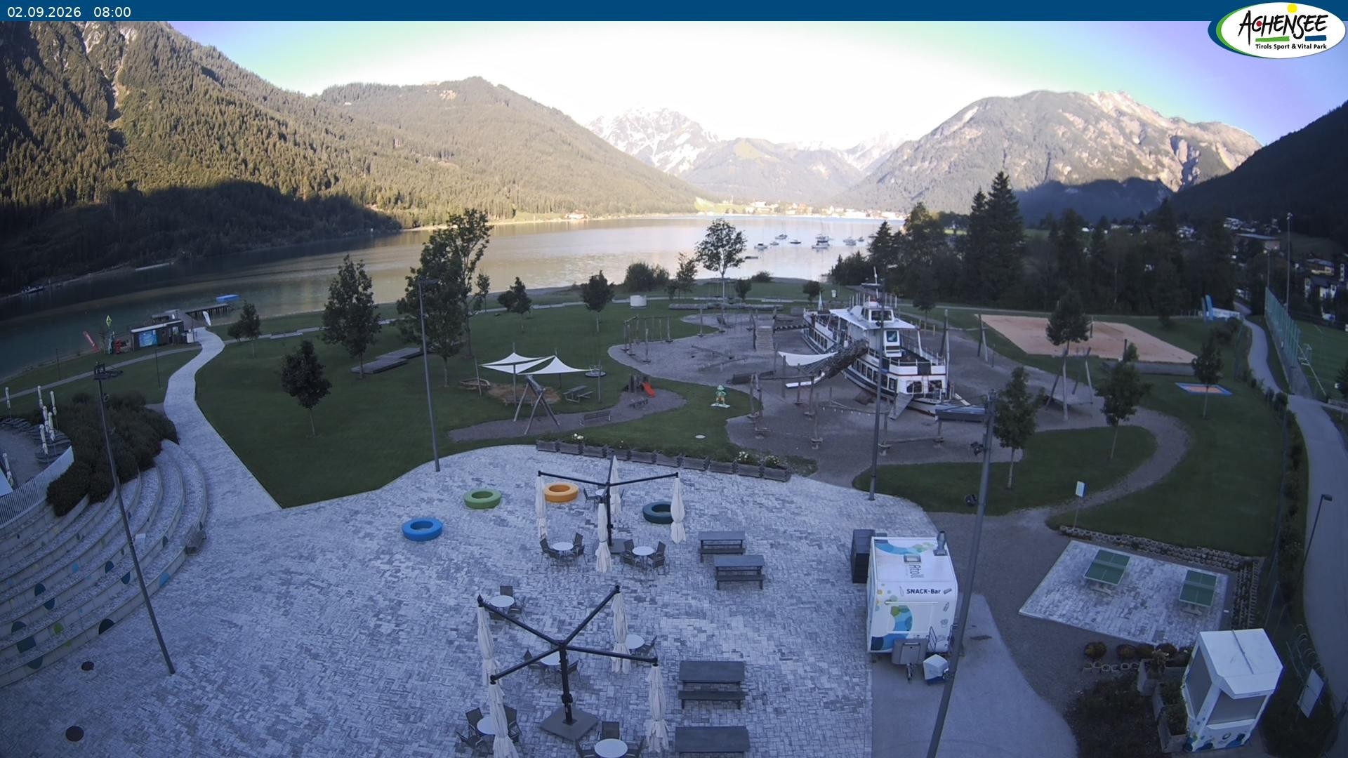 Archiv Foto Webcam Erlebnisbad Atoll am Achensee