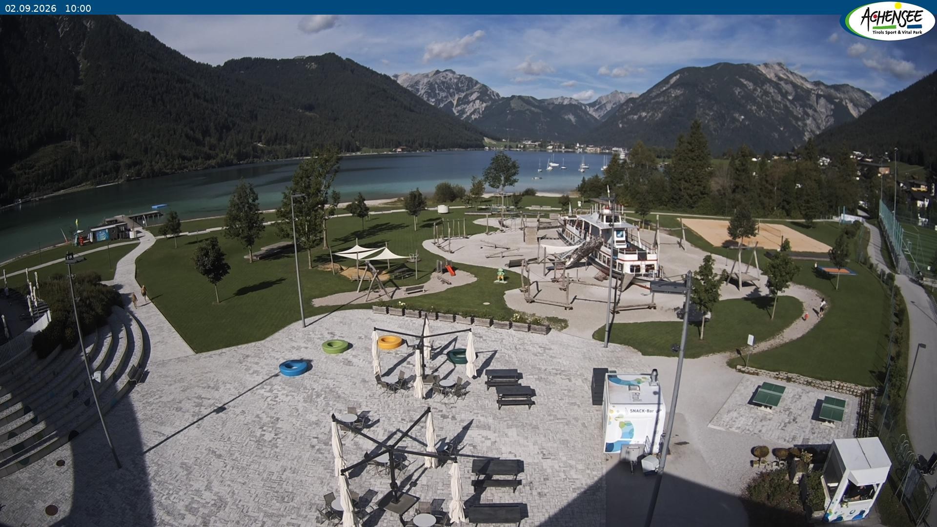 Archiv Foto Webcam Erlebnisbad Atoll am Achensee