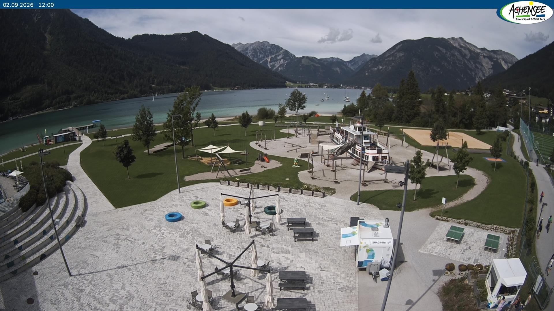 Archiv Foto Webcam Erlebnisbad Atoll am Achensee