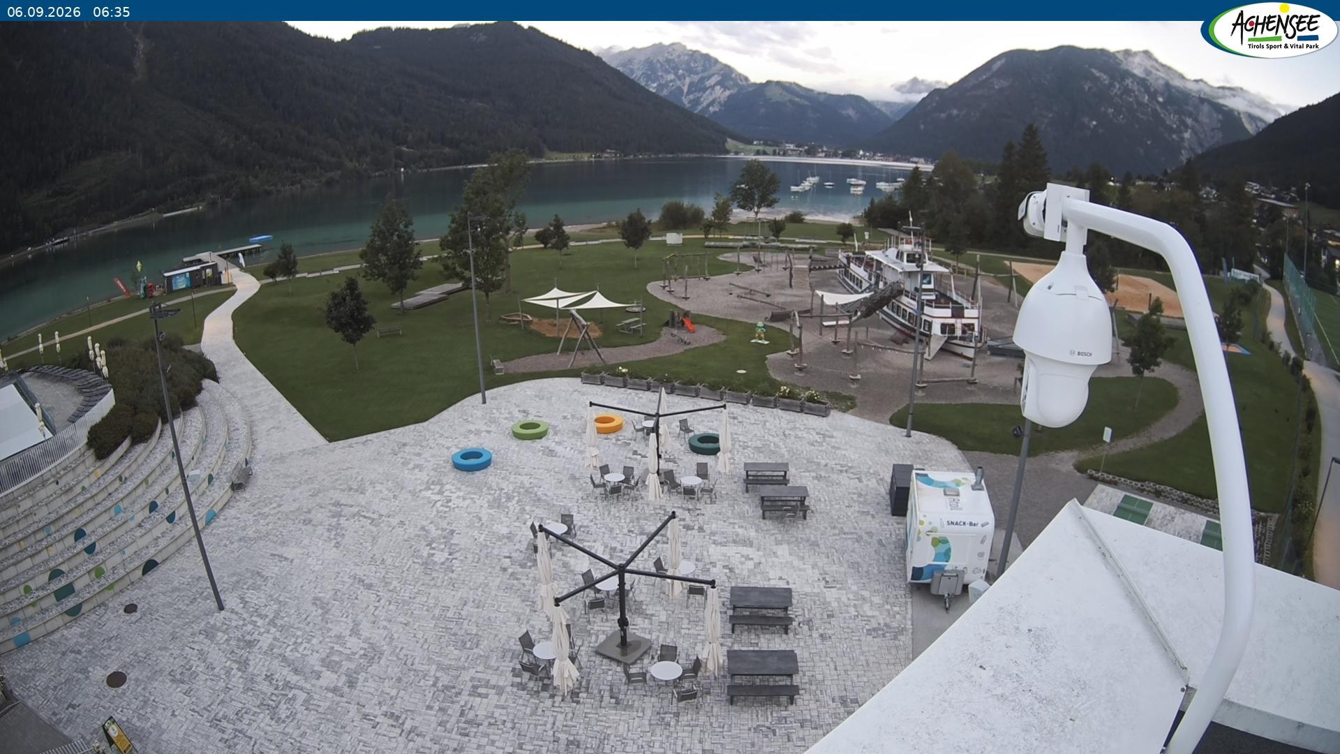 Archiv Foto Webcam Erlebnisbad Atoll am Achensee