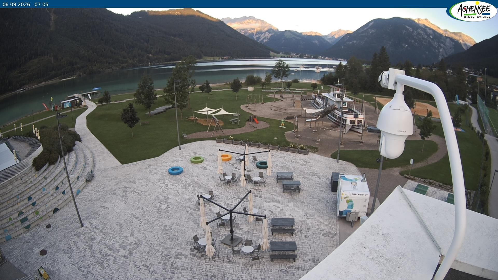 Archiv Foto Webcam Erlebnisbad Atoll am Achensee
