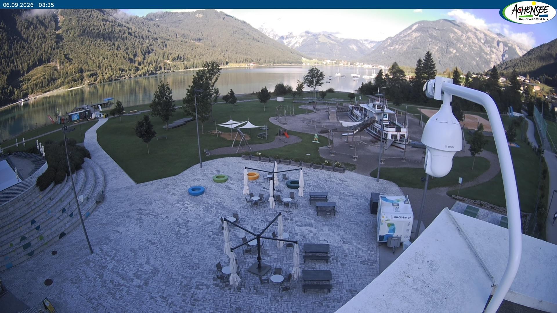Archiv Foto Webcam Erlebnisbad Atoll am Achensee