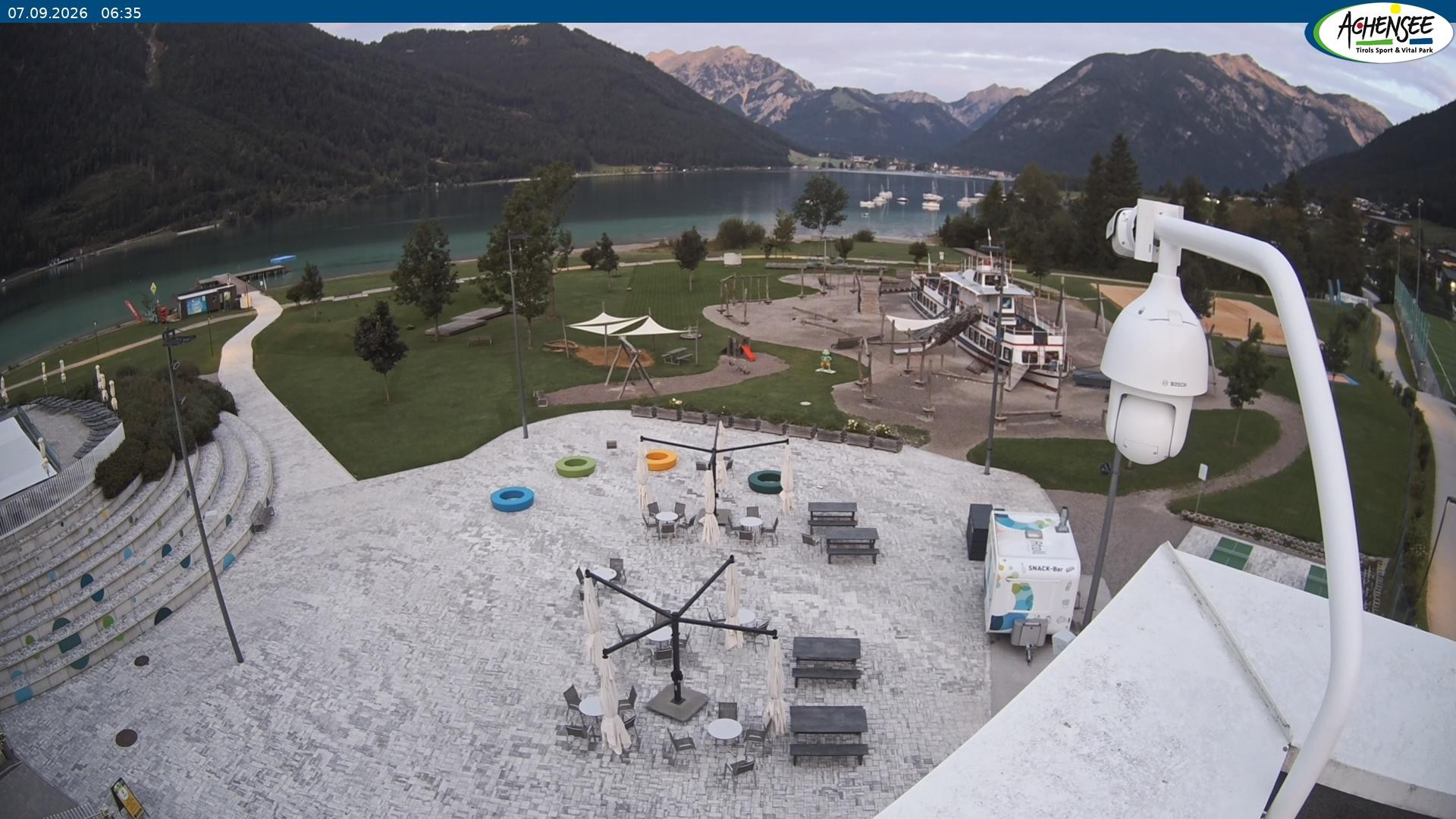 Archiv Foto Webcam Erlebnisbad Atoll am Achensee