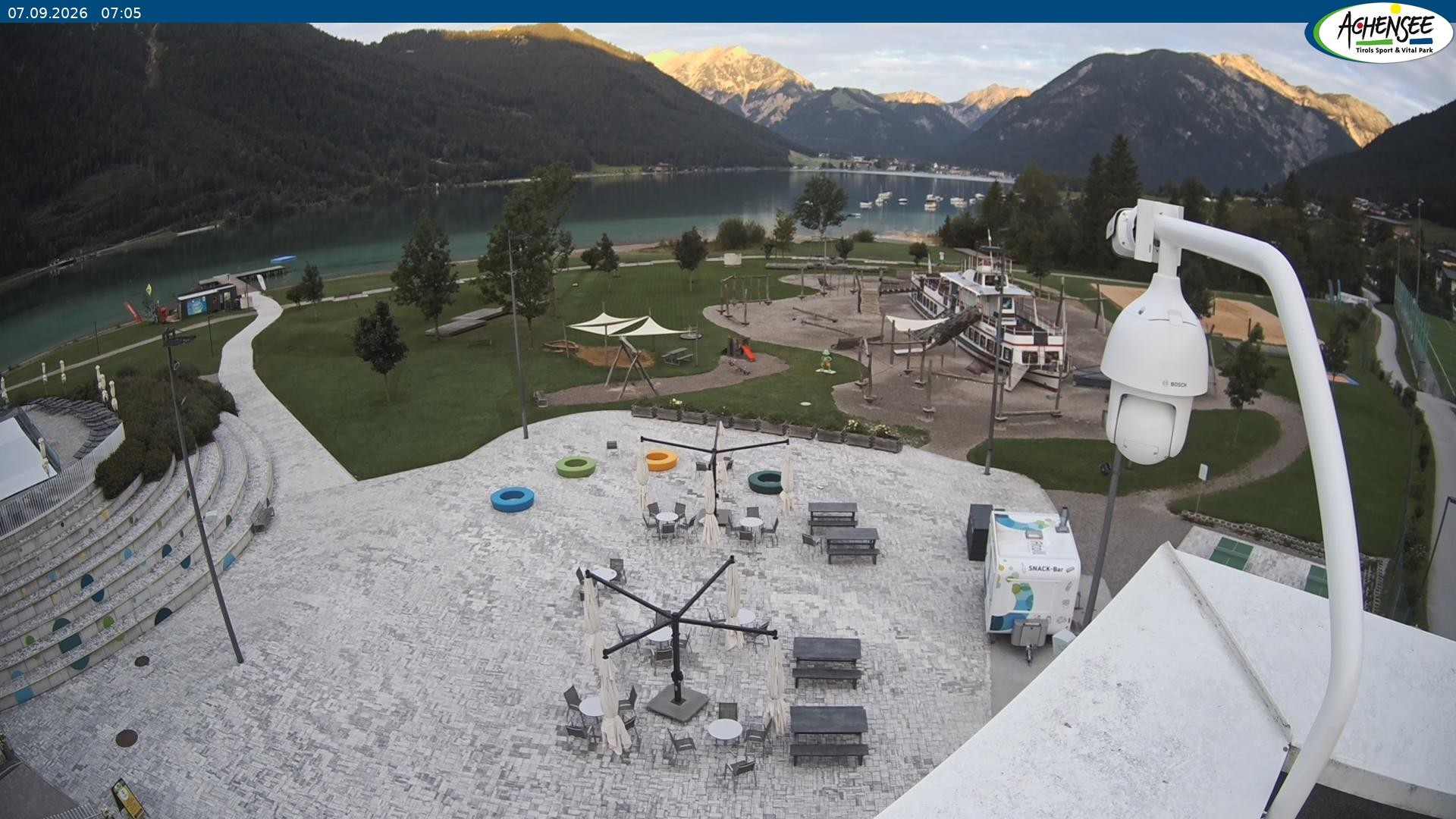 Archiv Foto Webcam Erlebnisbad Atoll am Achensee