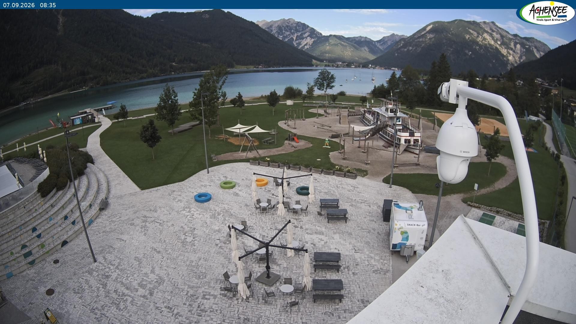 Archiv Foto Webcam Erlebnisbad Atoll am Achensee