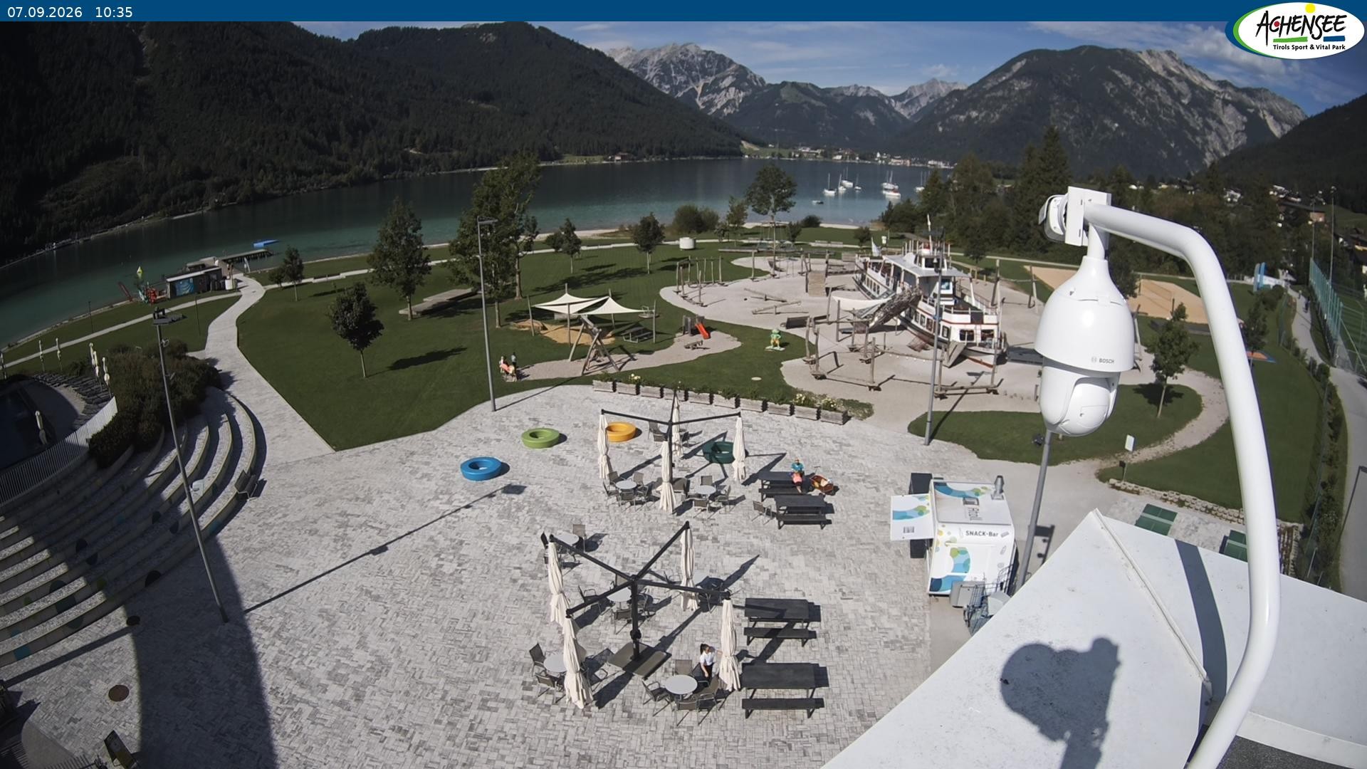 Archiv Foto Webcam Erlebnisbad Atoll am Achensee
