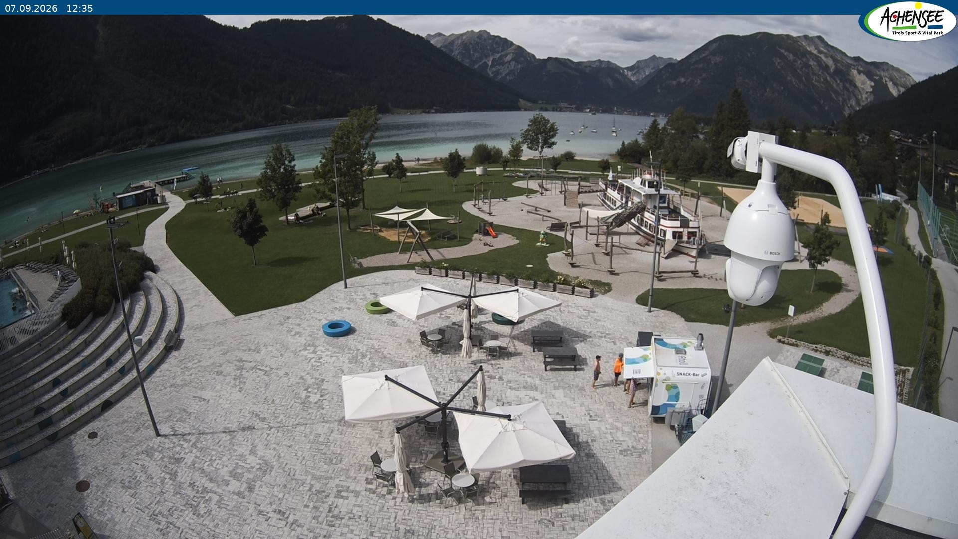 Archiv Foto Webcam Erlebnisbad Atoll am Achensee