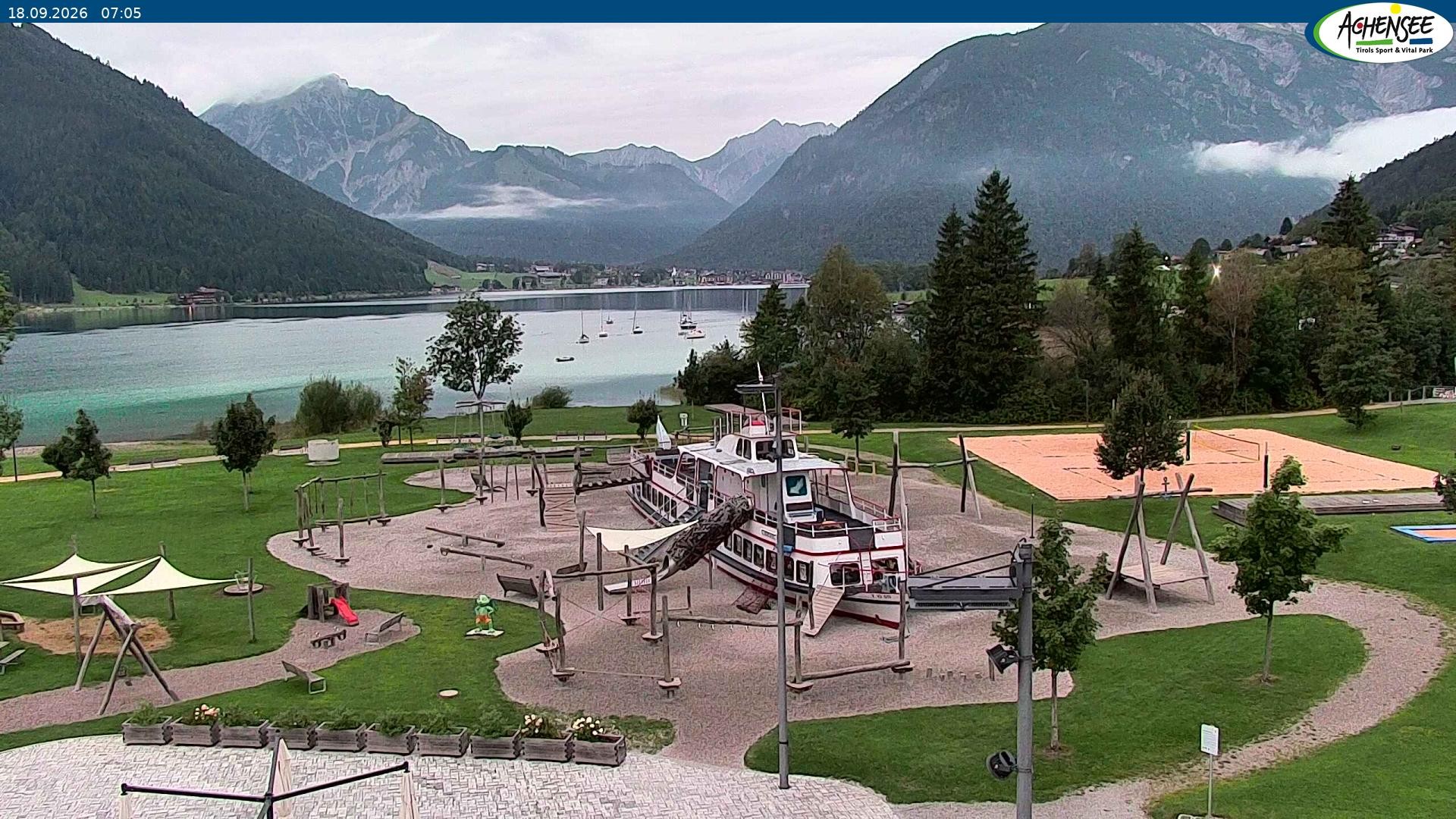 Archiv Foto Webcam Erlebnisbad Atoll am Achensee