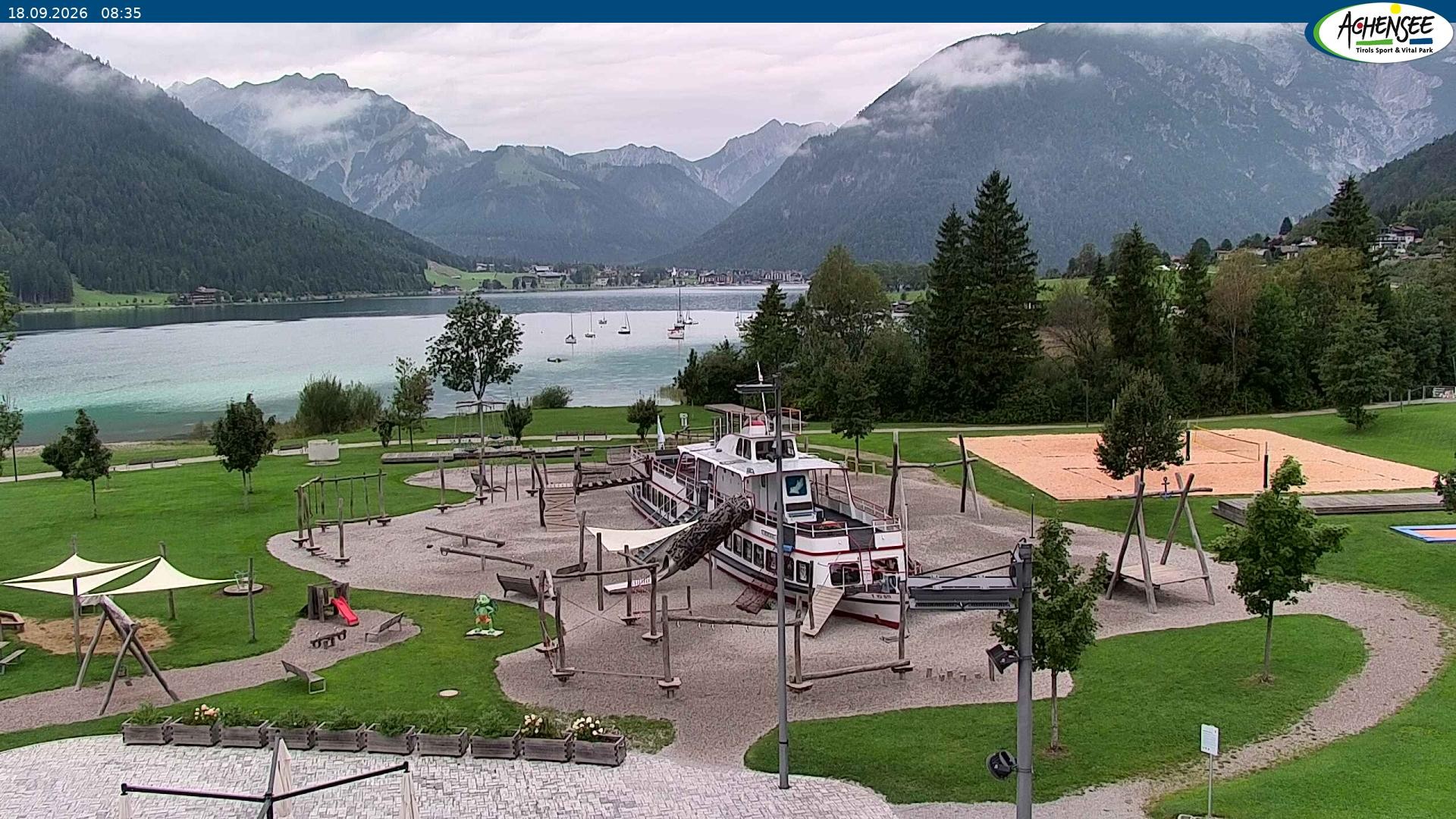 Archiv Foto Webcam Erlebnisbad Atoll am Achensee