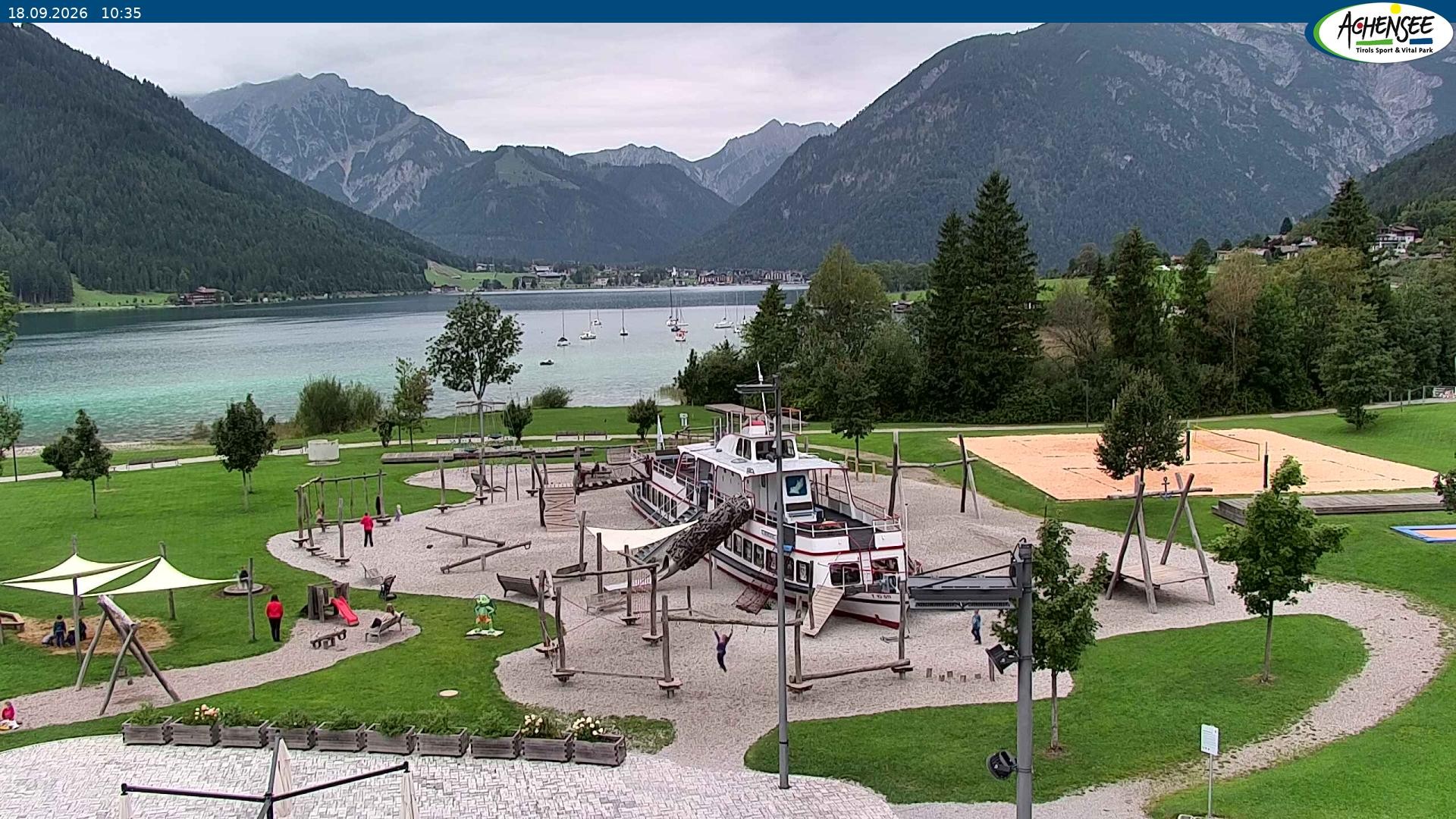 Archiv Foto Webcam Erlebnisbad Atoll am Achensee