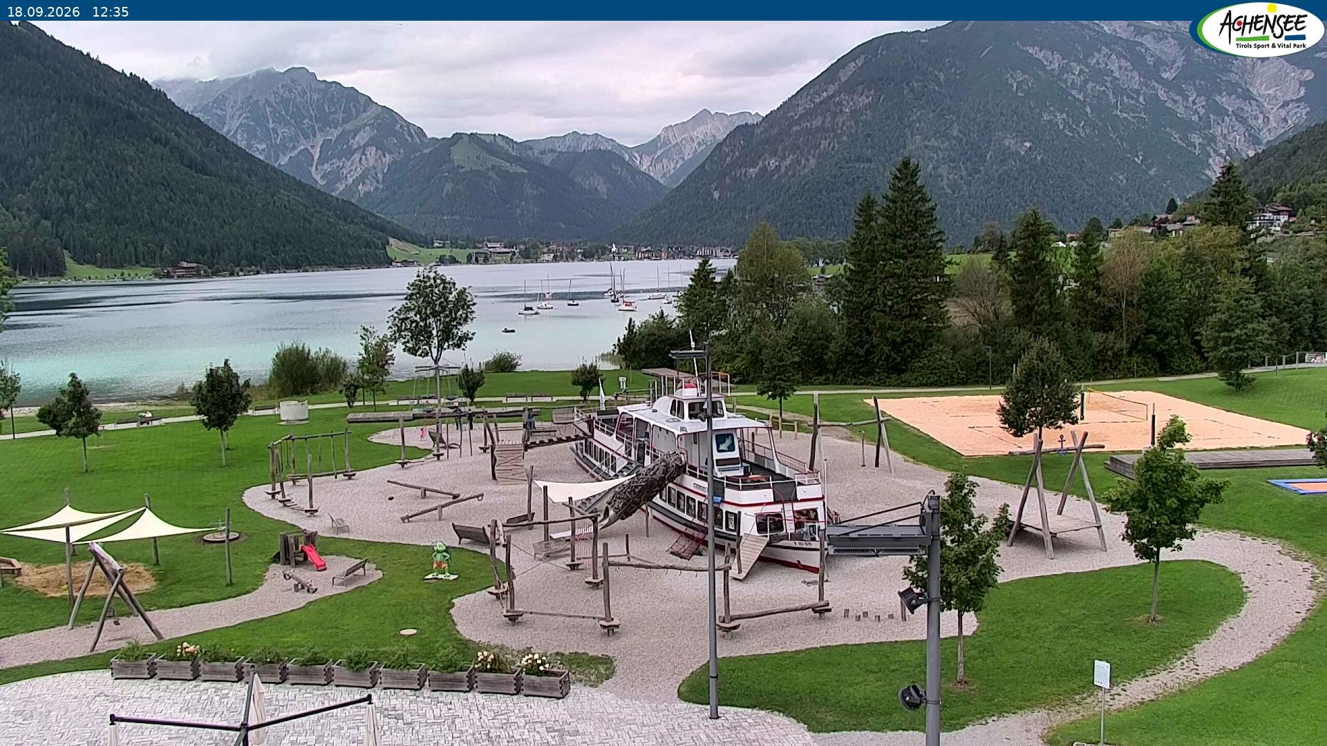 Archiv Foto Webcam Erlebnisbad Atoll am Achensee