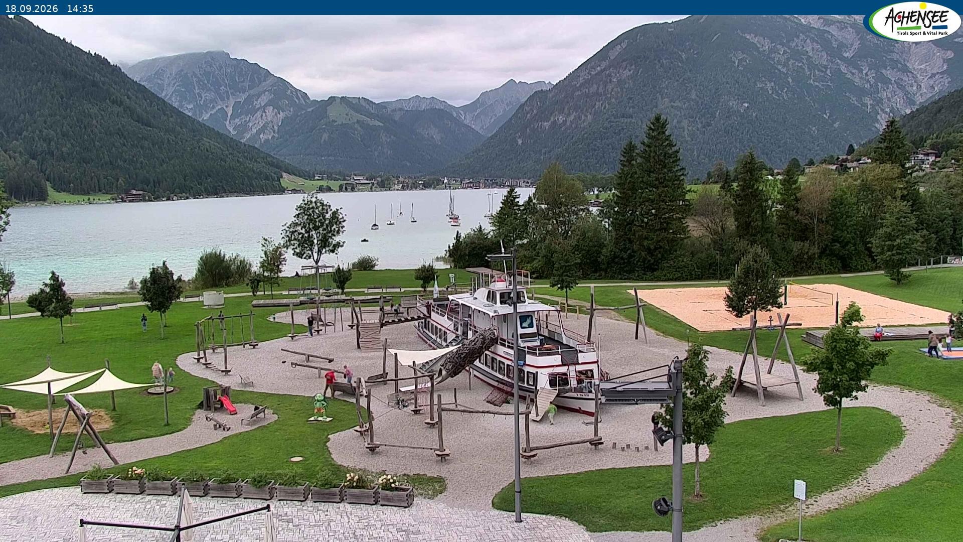 Archiv Foto Webcam Erlebnisbad Atoll am Achensee