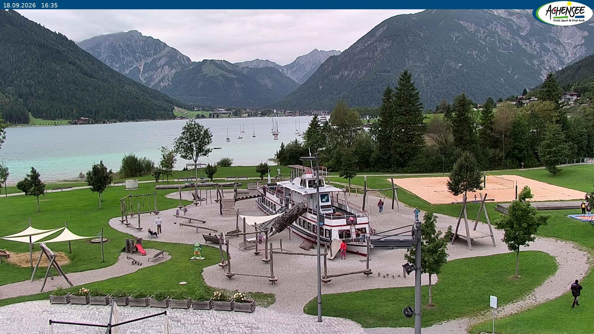 Archiv Foto Webcam Erlebnisbad Atoll am Achensee