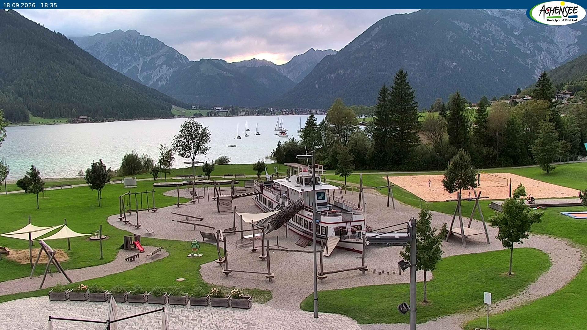 Archiv Foto Webcam Erlebnisbad Atoll am Achensee