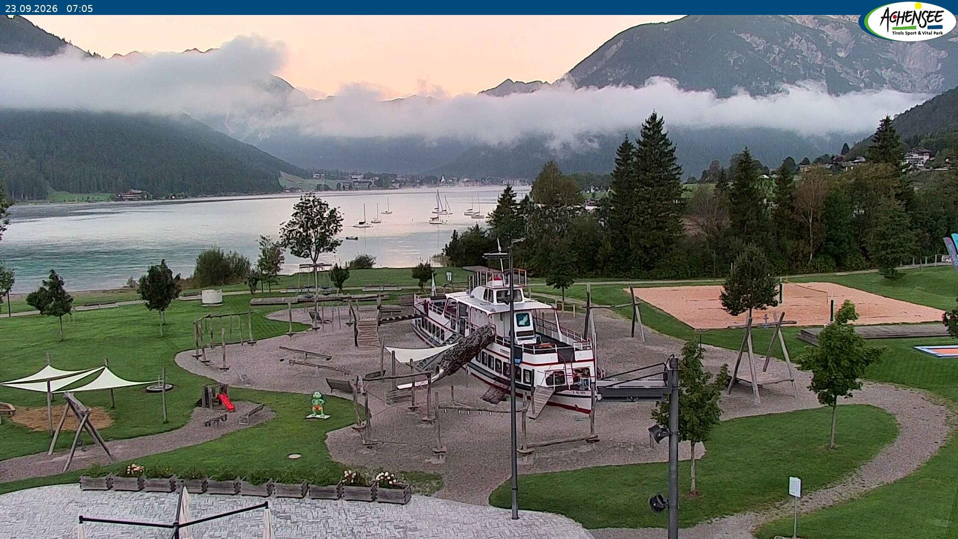 Archiv Foto Webcam Erlebnisbad Atoll am Achensee
