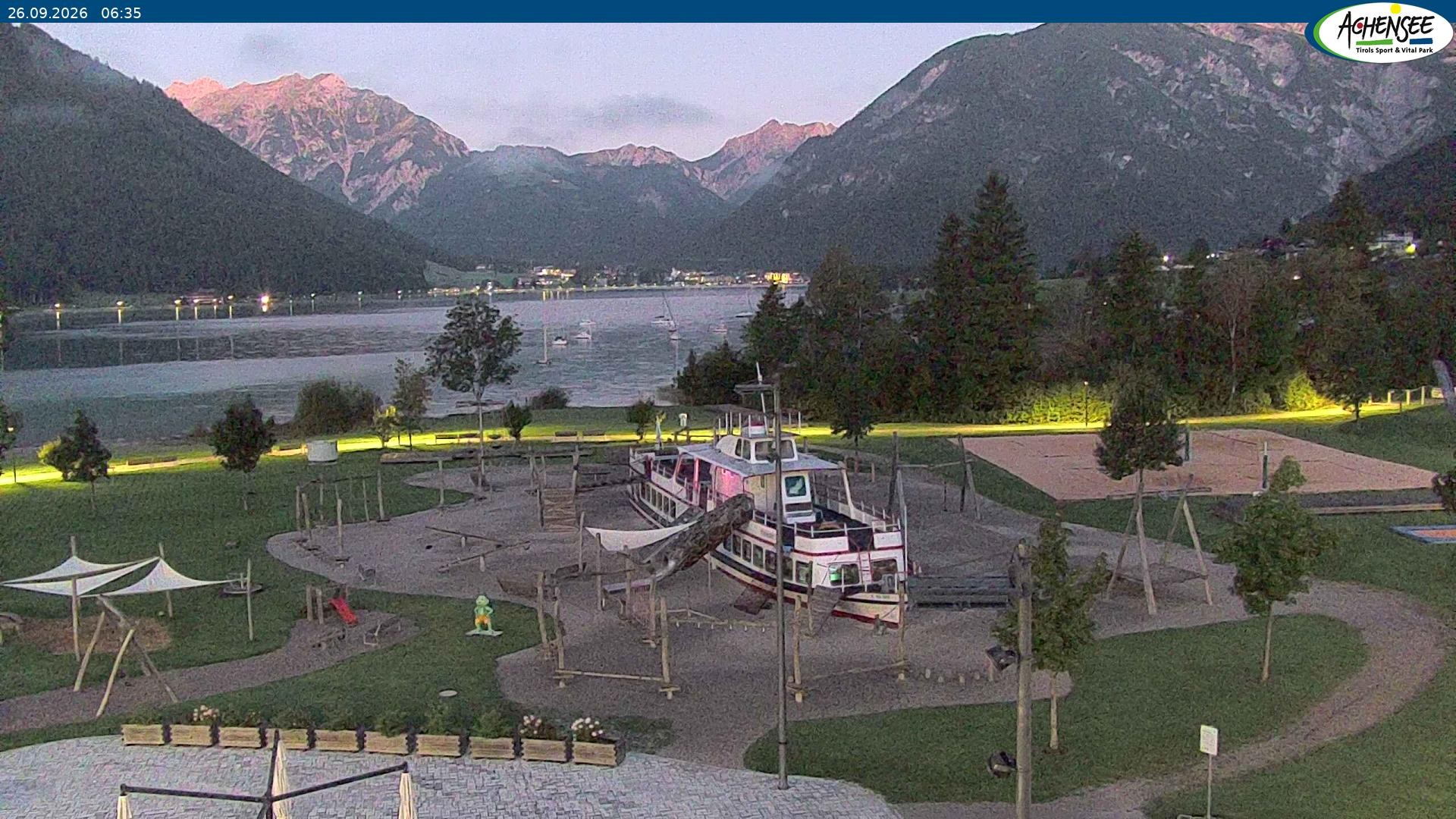 Archiv Foto Webcam Erlebnisbad Atoll am Achensee