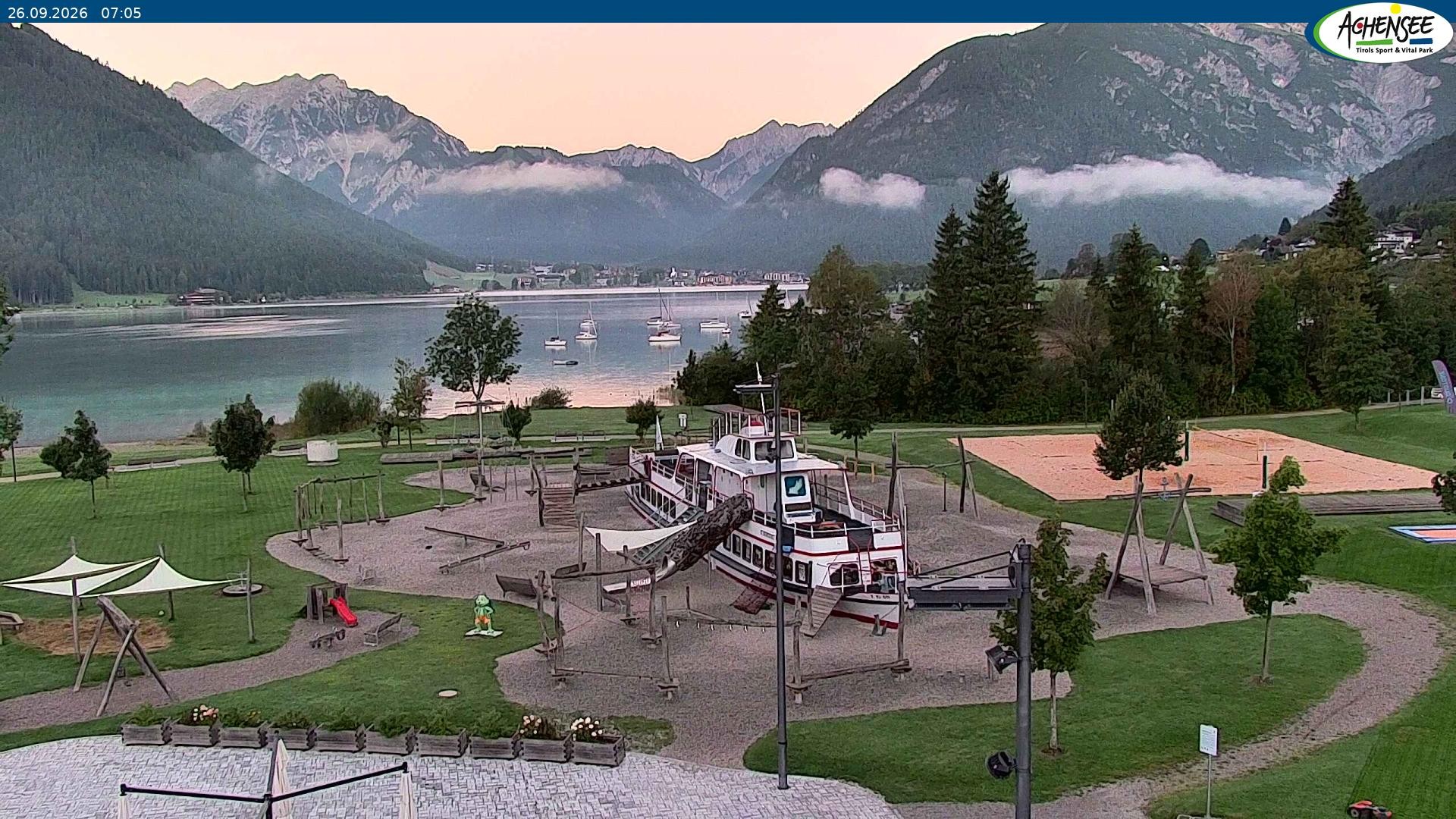 Archiv Foto Webcam Erlebnisbad Atoll am Achensee