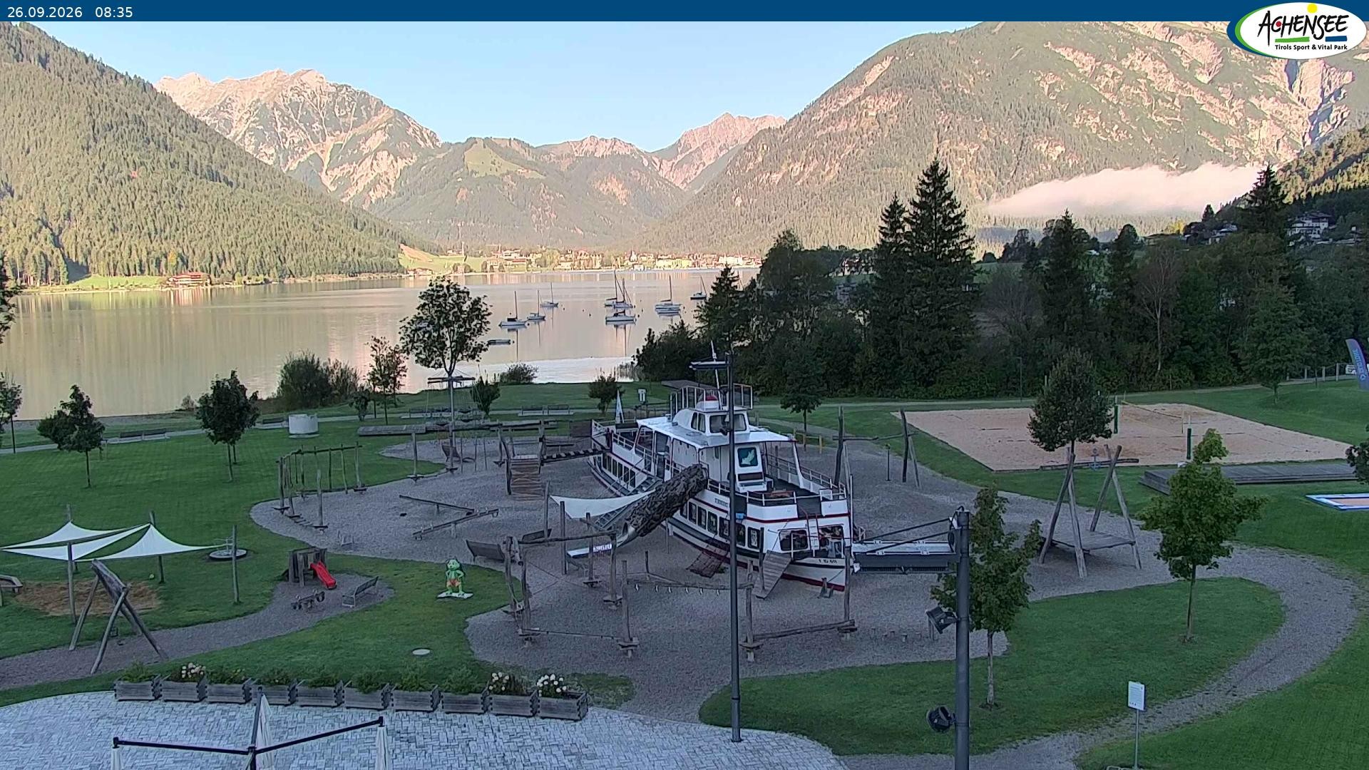 Archiv Foto Webcam Erlebnisbad Atoll am Achensee