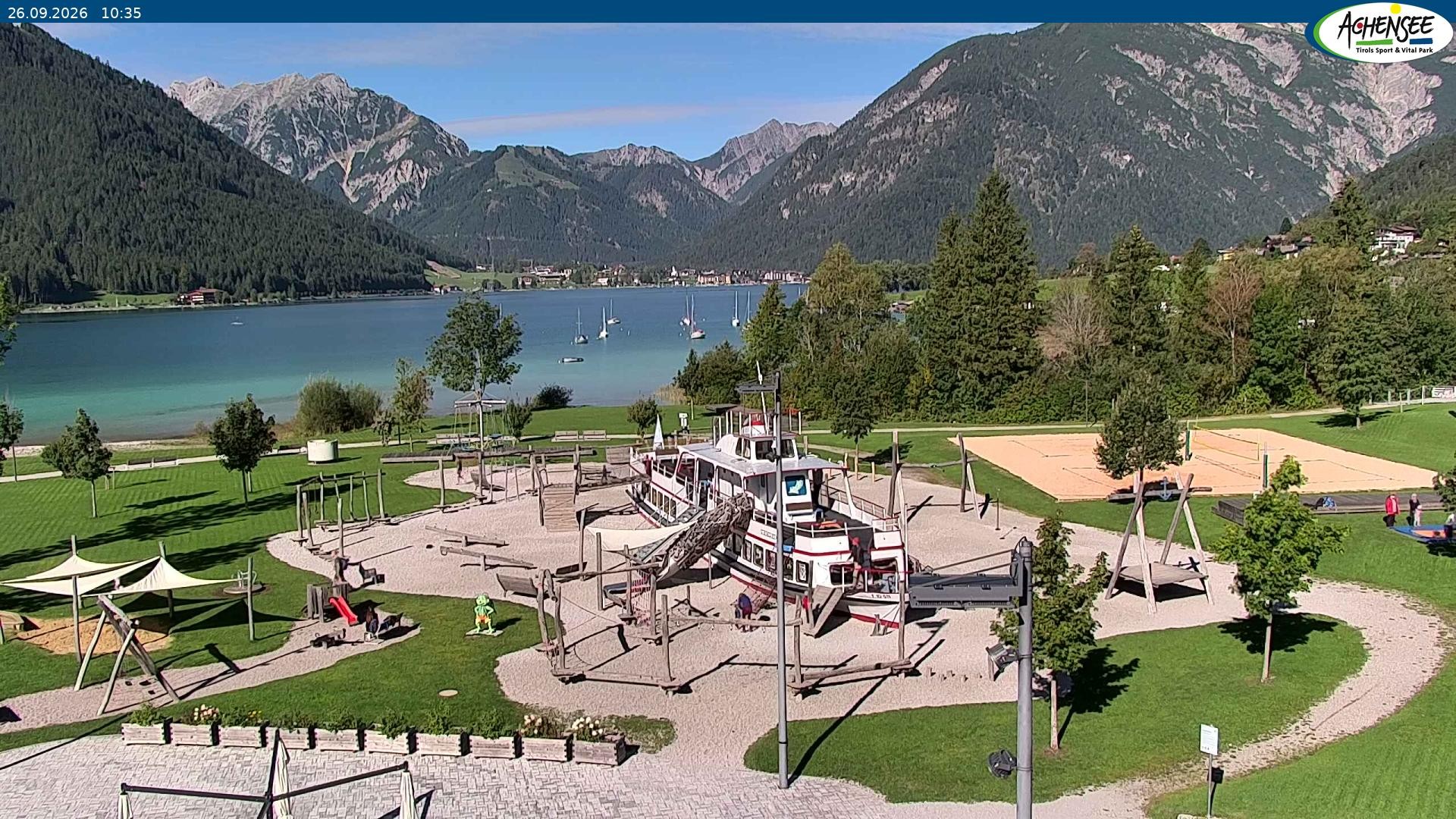 Archiv Foto Webcam Erlebnisbad Atoll am Achensee