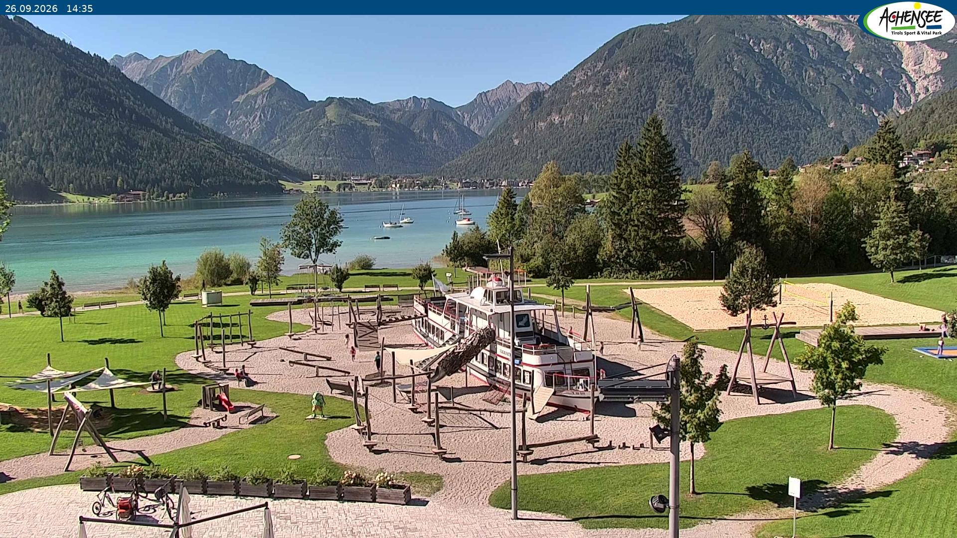 Archiv Foto Webcam Erlebnisbad Atoll am Achensee