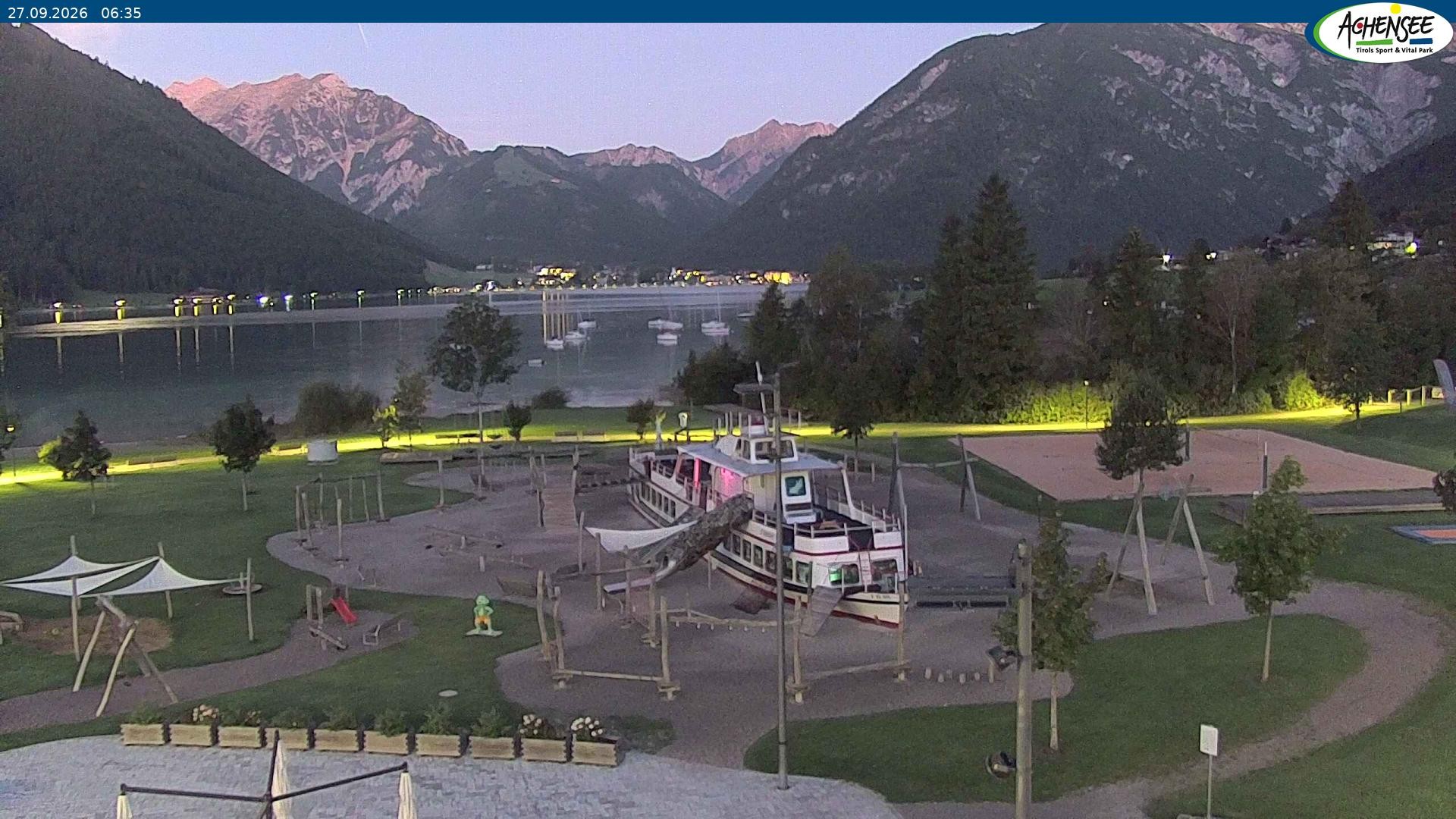 Archiv Foto Webcam Erlebnisbad Atoll am Achensee