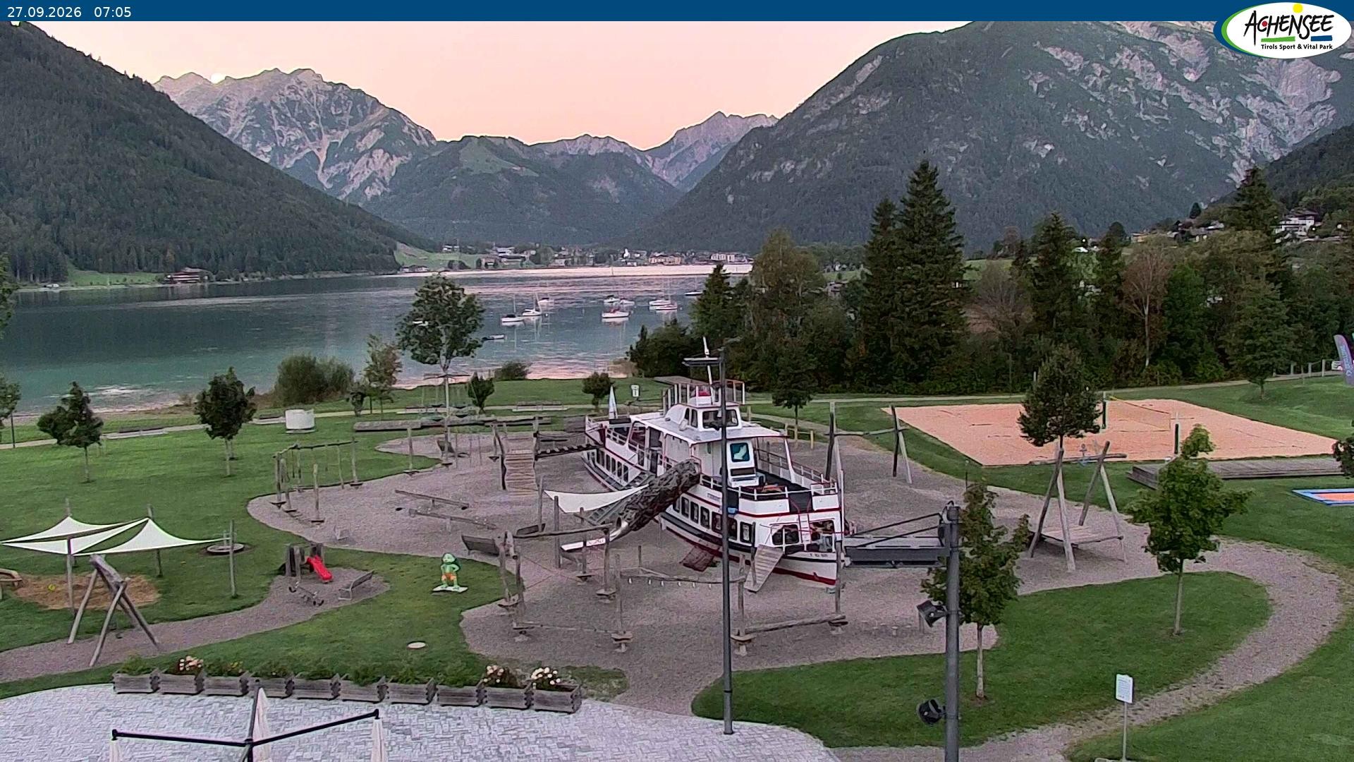 Archiv Foto Webcam Erlebnisbad Atoll am Achensee
