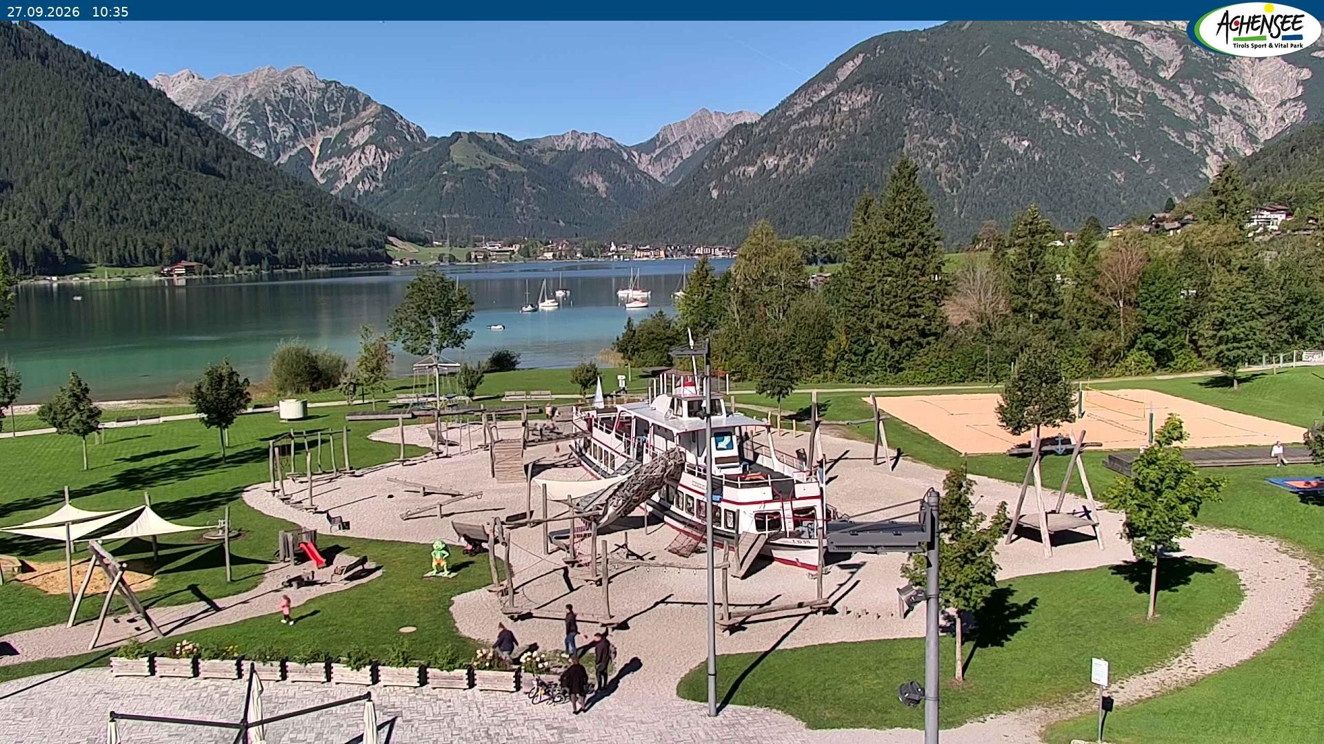 Archiv Foto Webcam Erlebnisbad Atoll am Achensee