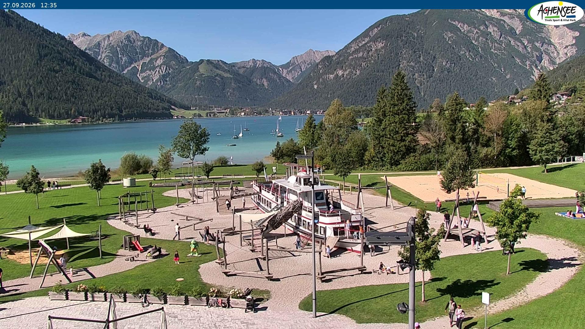 Archiv Foto Webcam Erlebnisbad Atoll am Achensee