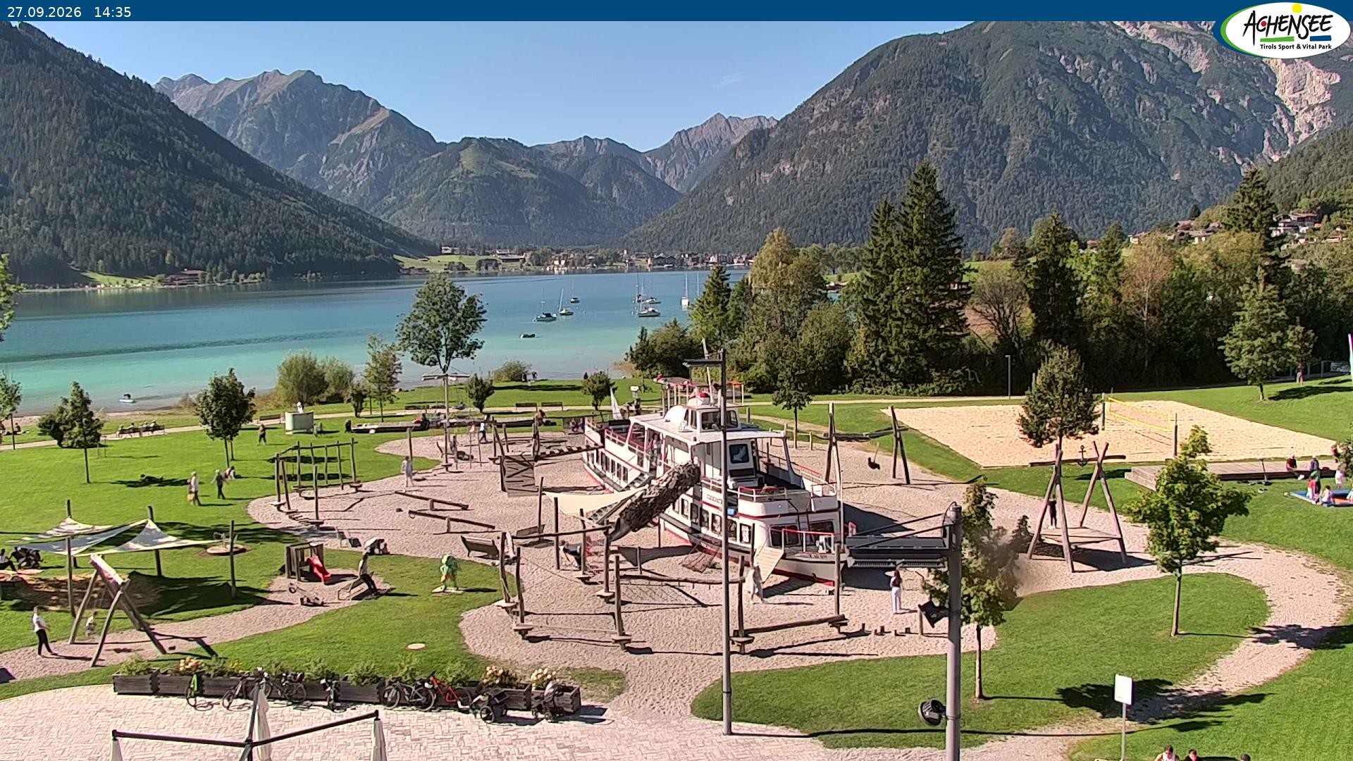 Archiv Foto Webcam Erlebnisbad Atoll am Achensee