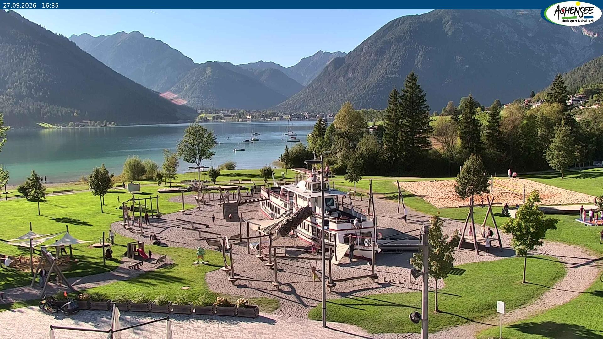 Archiv Foto Webcam Erlebnisbad Atoll am Achensee
