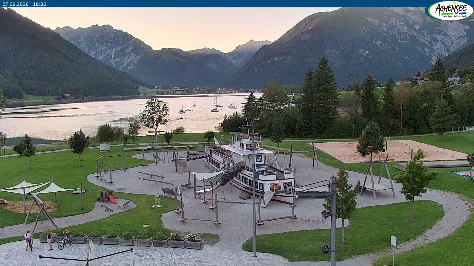 Archiv Foto Webcam Erlebnisbad Atoll am Achensee