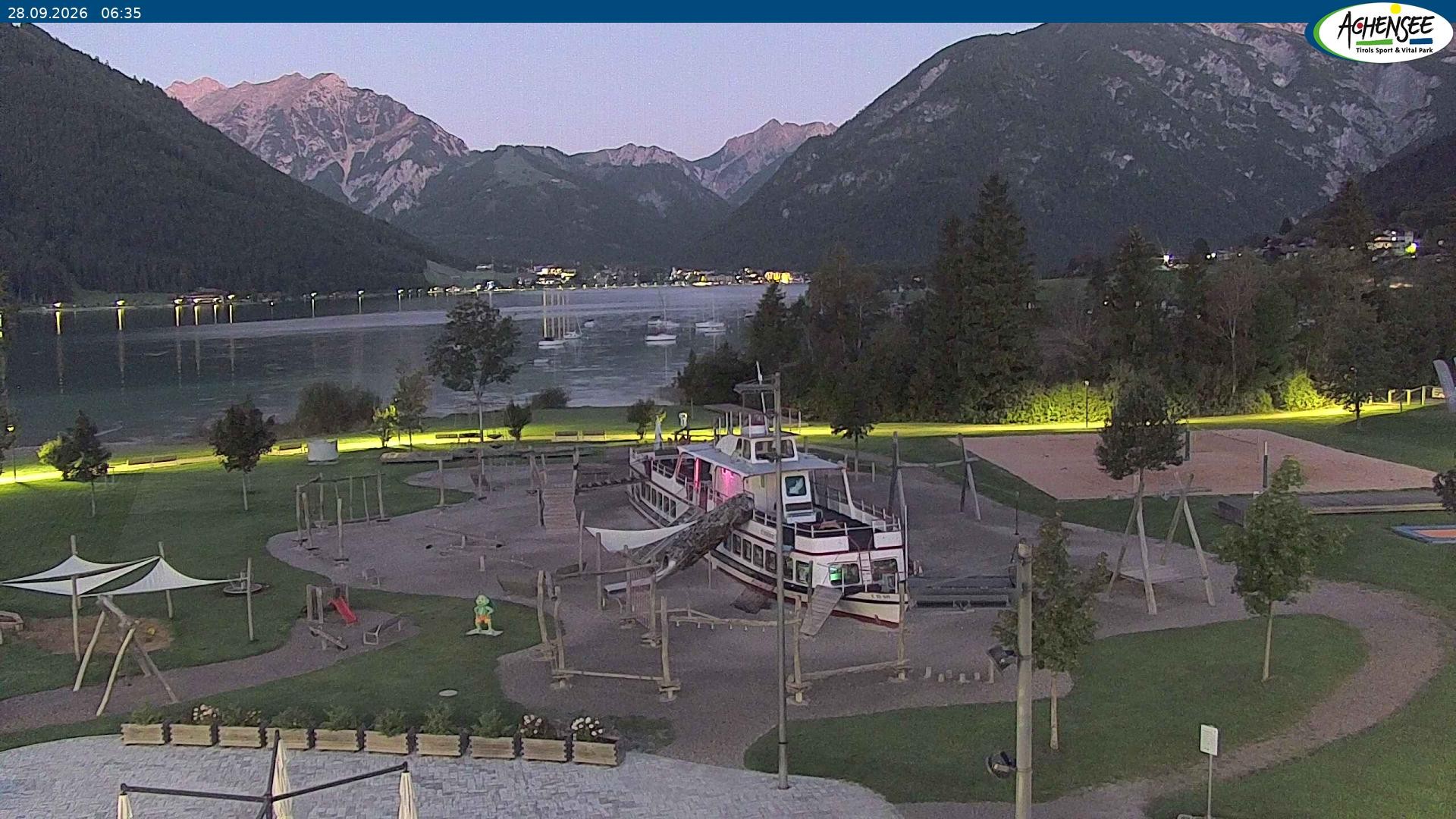 Archiv Foto Webcam Erlebnisbad Atoll am Achensee