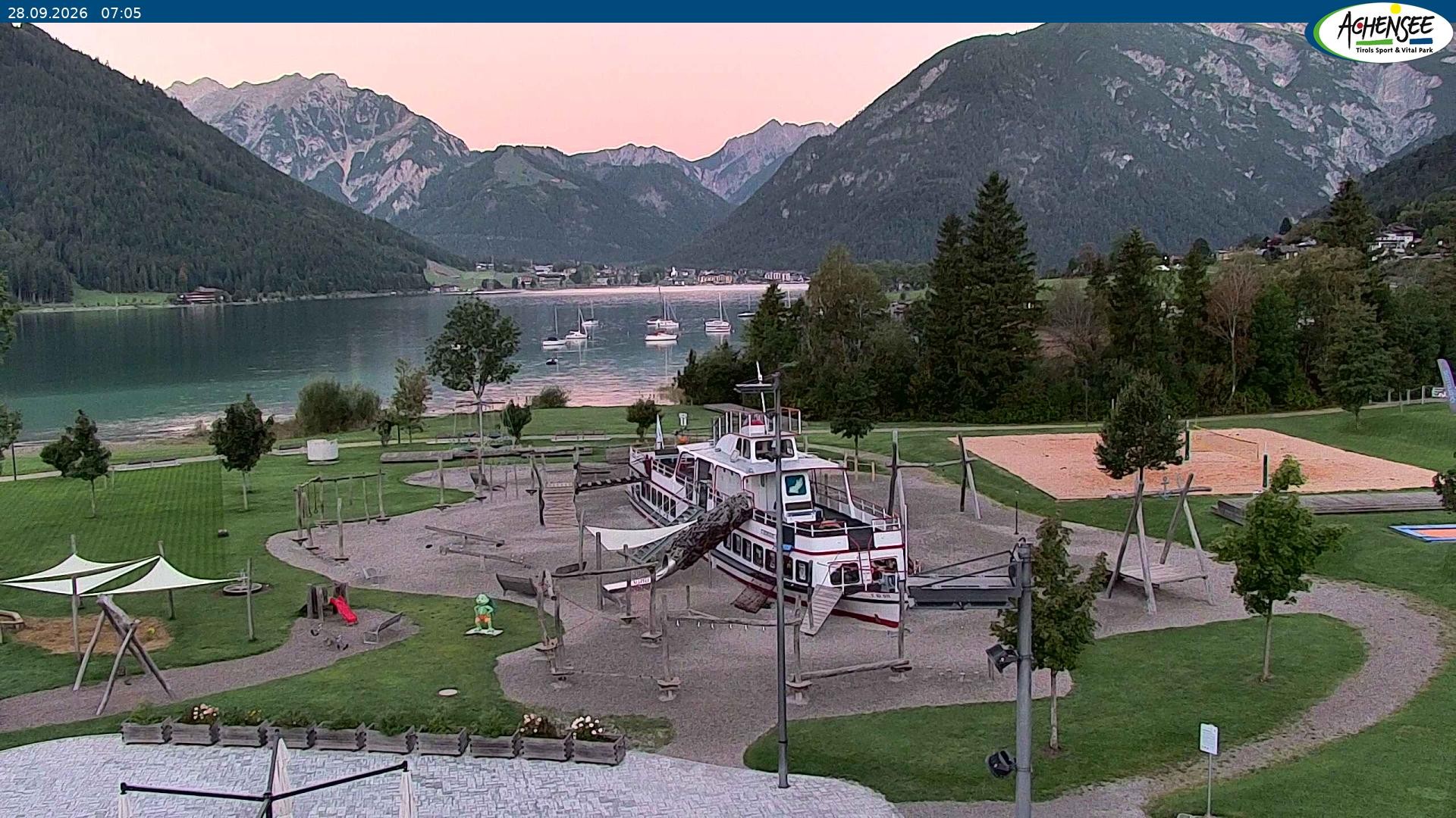 Archiv Foto Webcam Erlebnisbad Atoll am Achensee