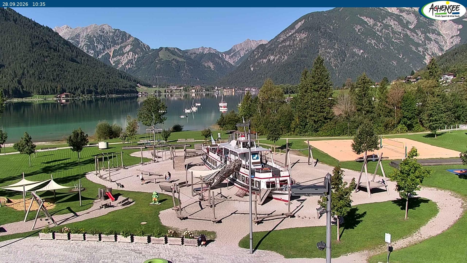 Archiv Foto Webcam Erlebnisbad Atoll am Achensee