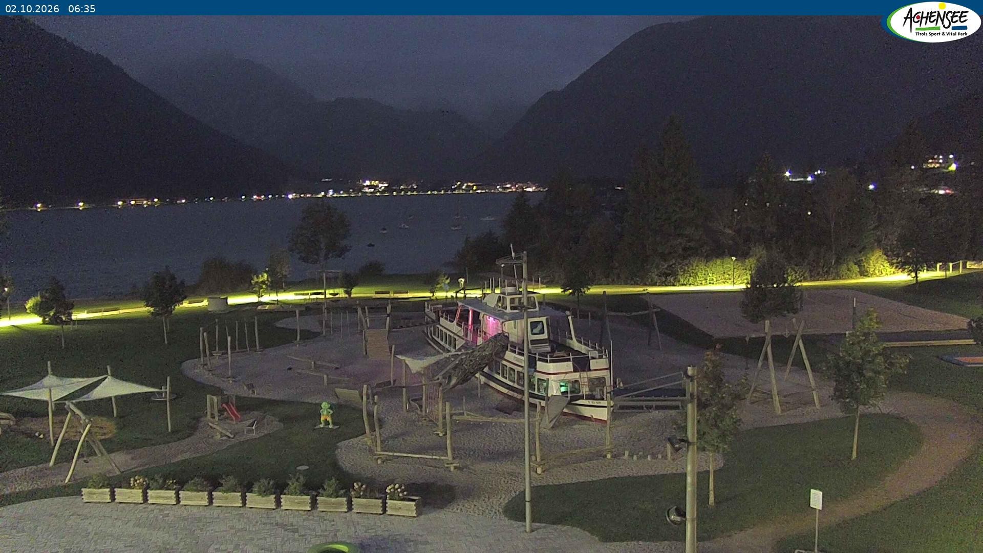 Archiv Foto Webcam Erlebnisbad Atoll am Achensee