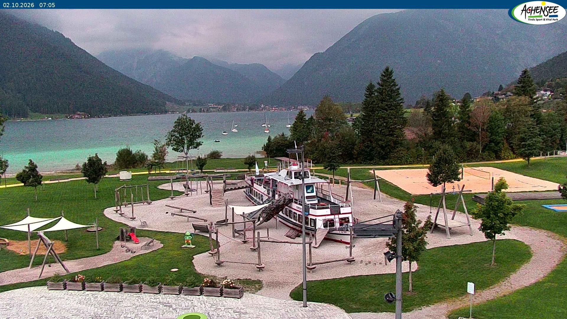 Archiv Foto Webcam Erlebnisbad Atoll am Achensee