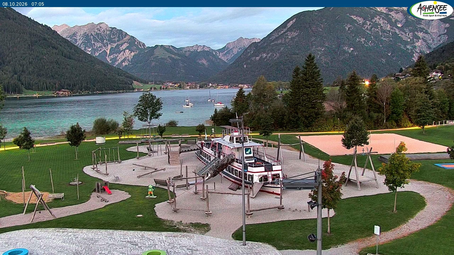 Archiv Foto Webcam Erlebnisbad Atoll am Achensee