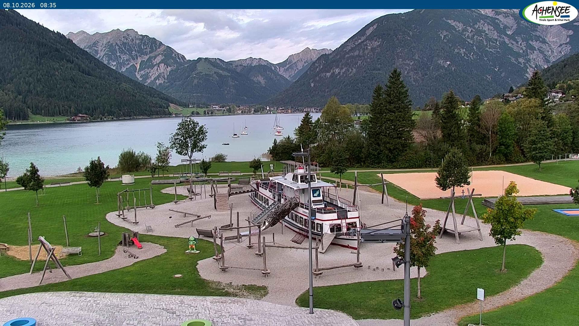 Archiv Foto Webcam Erlebnisbad Atoll am Achensee