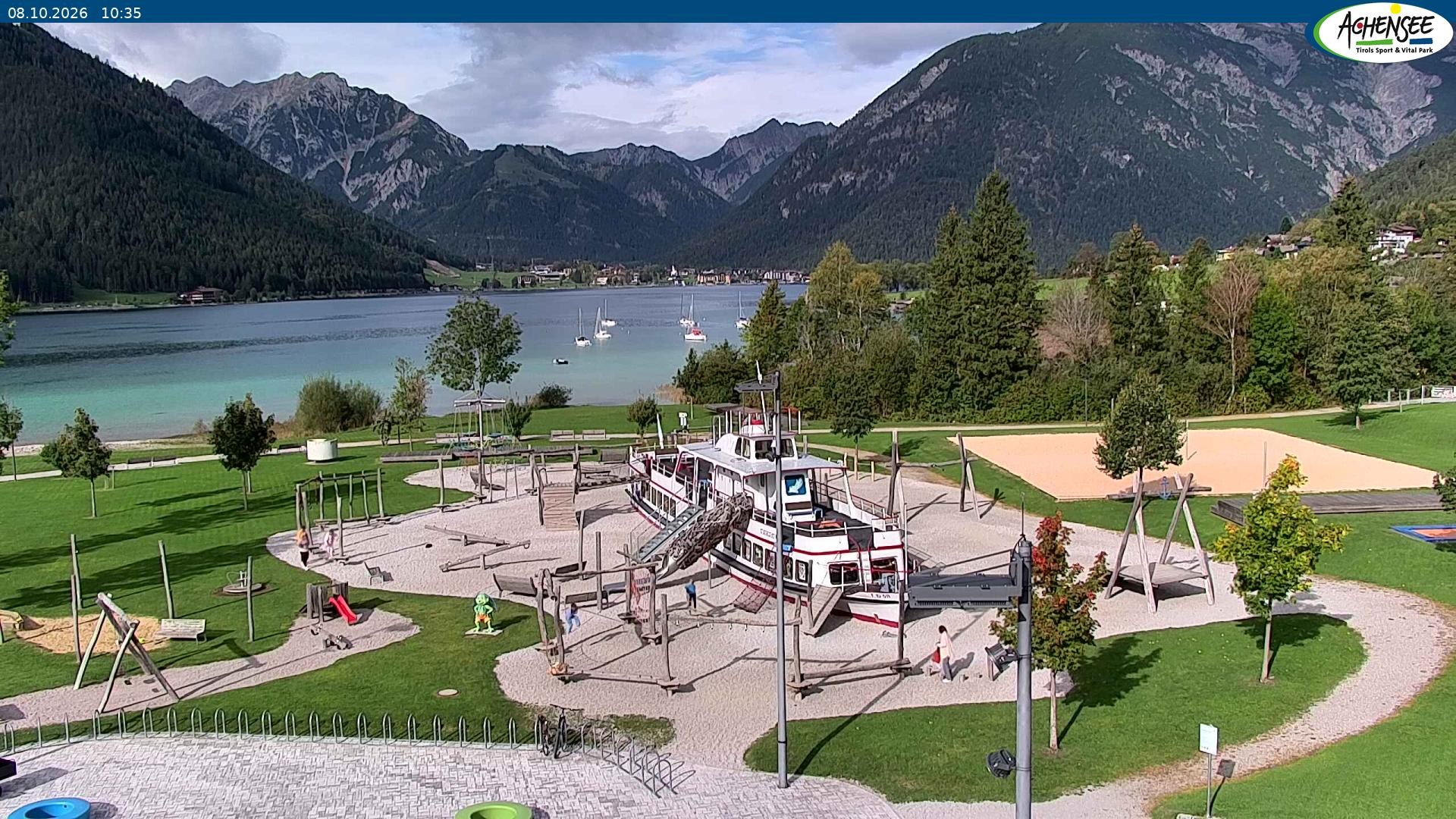 Archiv Foto Webcam Erlebnisbad Atoll am Achensee