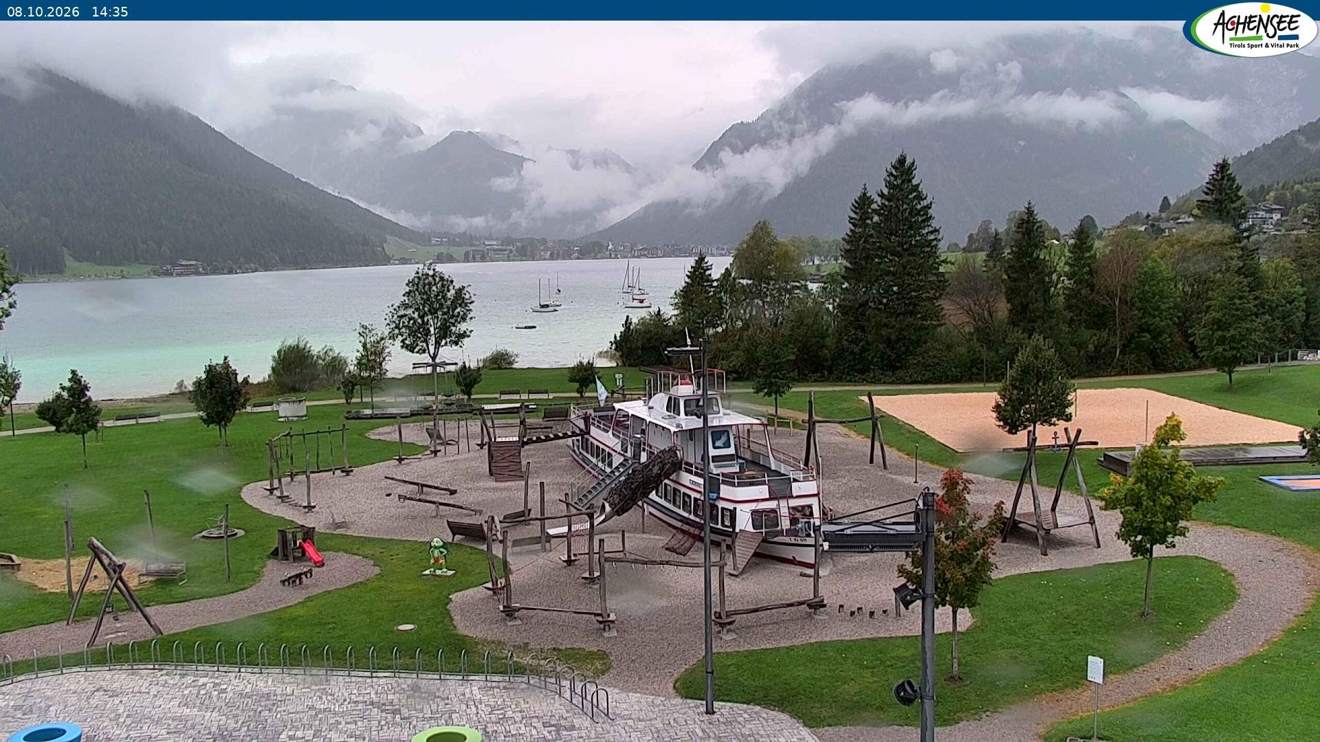 Archiv Foto Webcam Erlebnisbad Atoll am Achensee